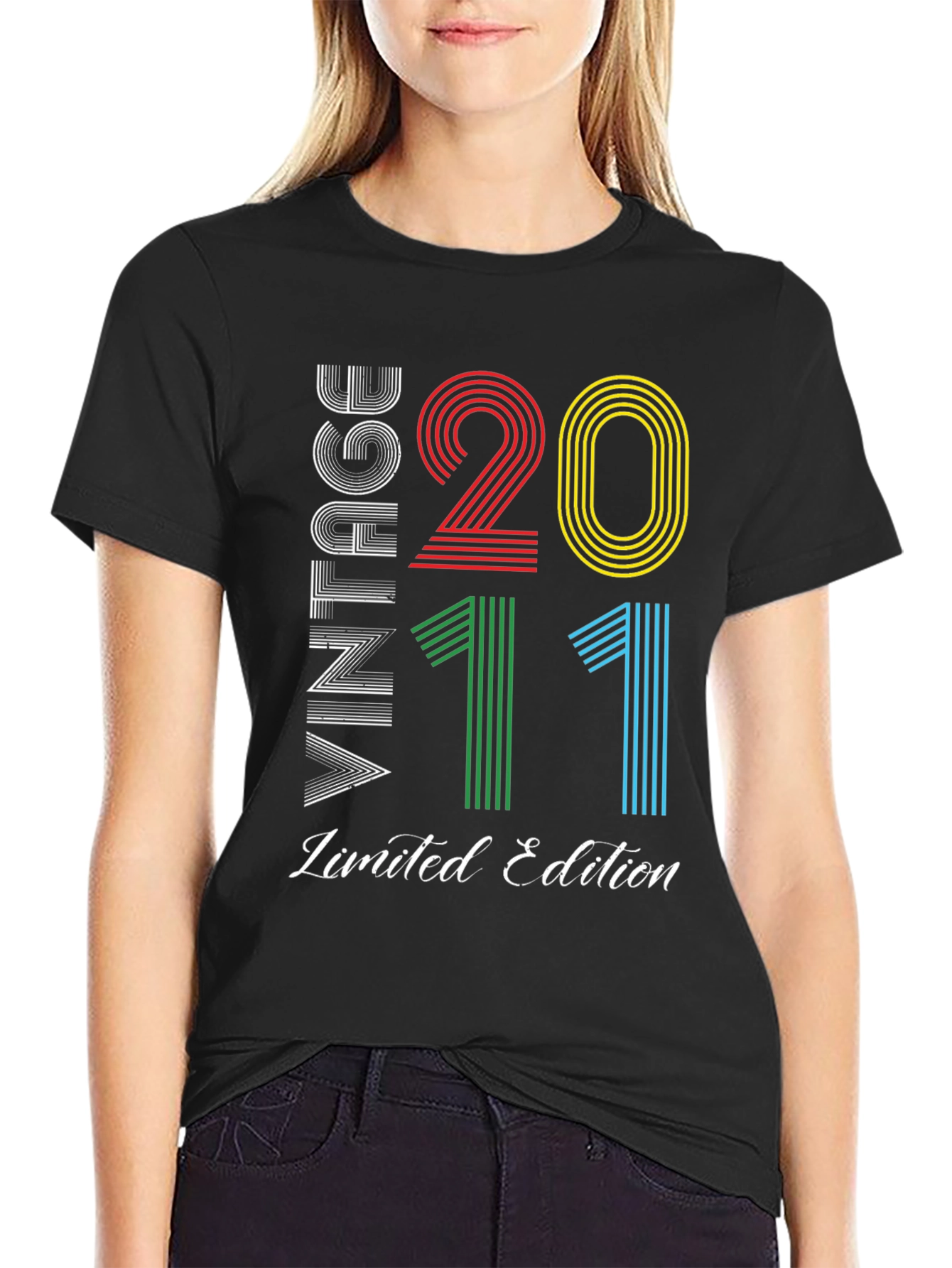 Black Vintage 2011 Limited Edition Graphic Tee view 2