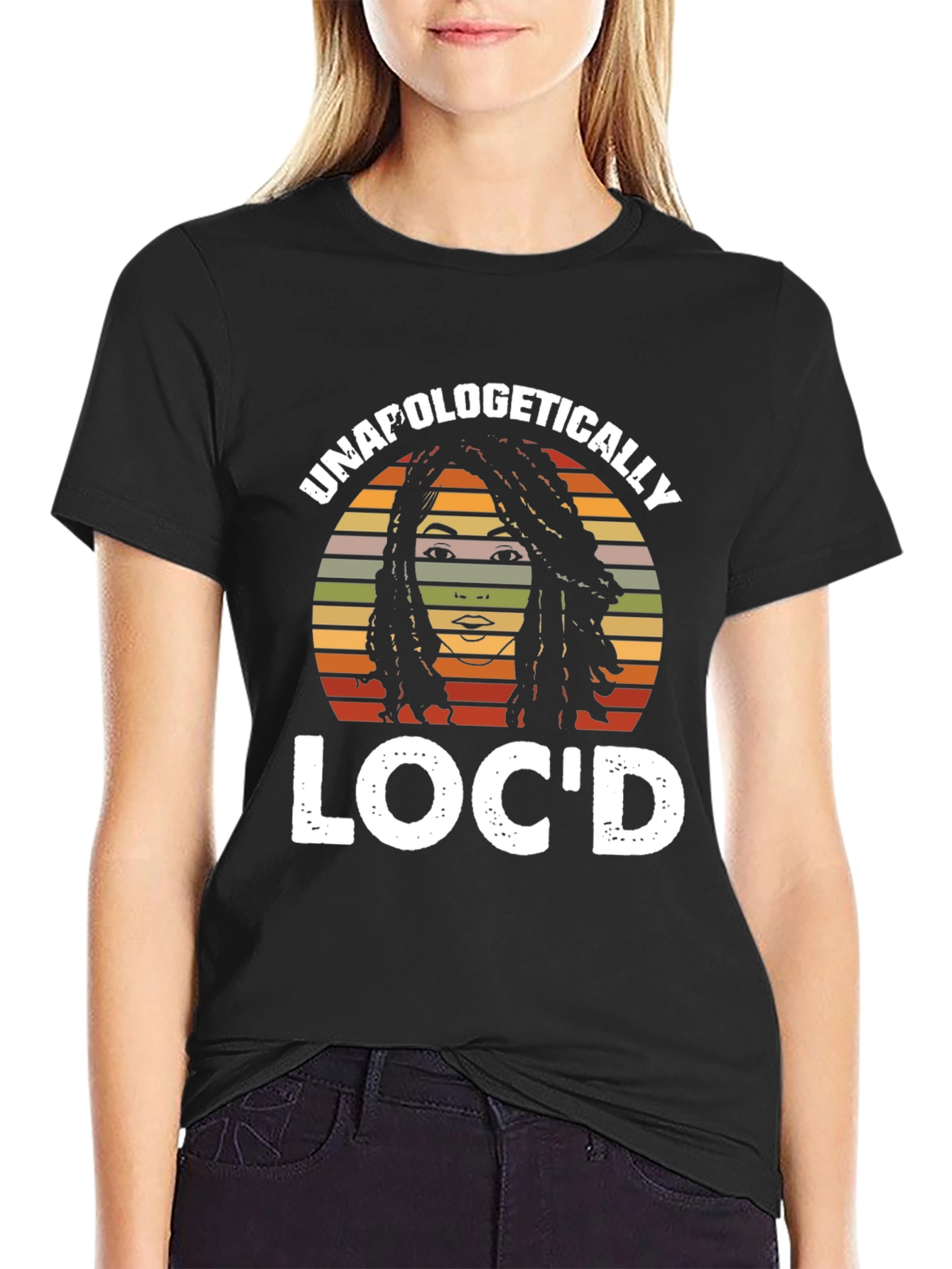 Unapologetically Loc'd T-Shirt, Black Pride - 2