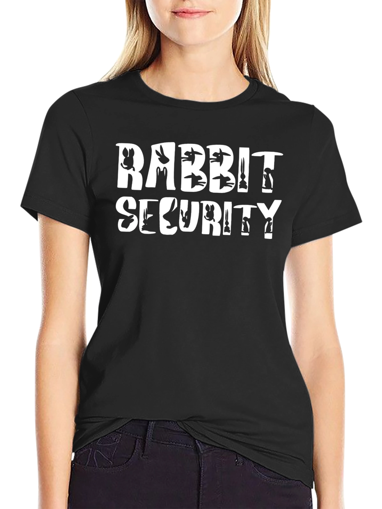 Black Rabbit Security Graphic T-Shirt view 2