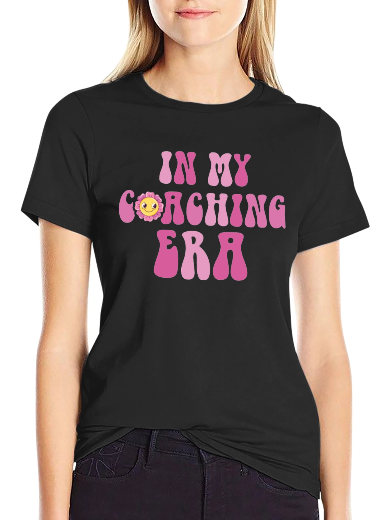Black In My Coaching Era T-Shirt - Black view 2