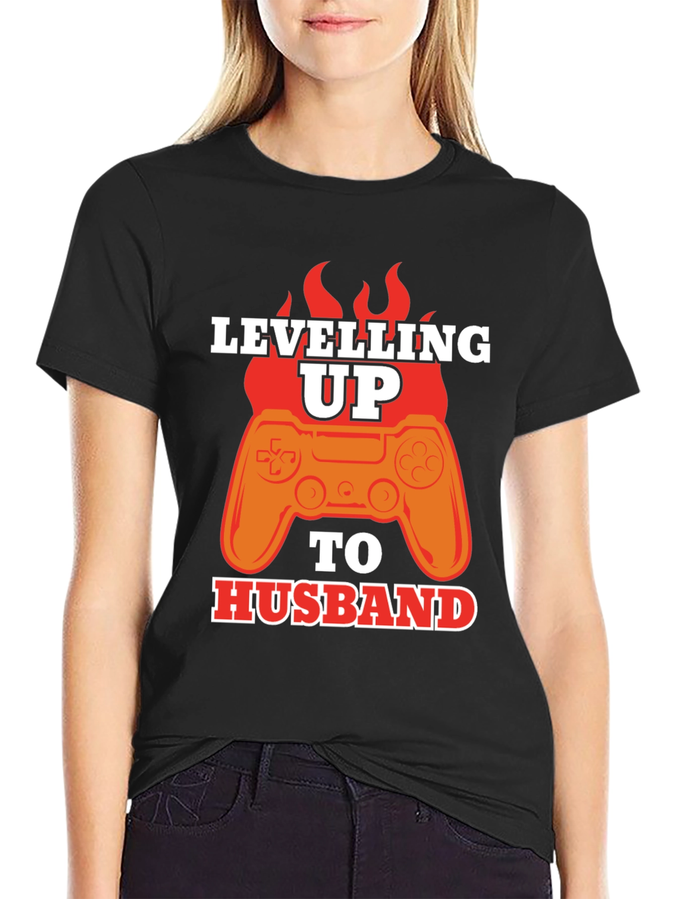 Leveling Up to Husband Gaming T-Shirt - 2