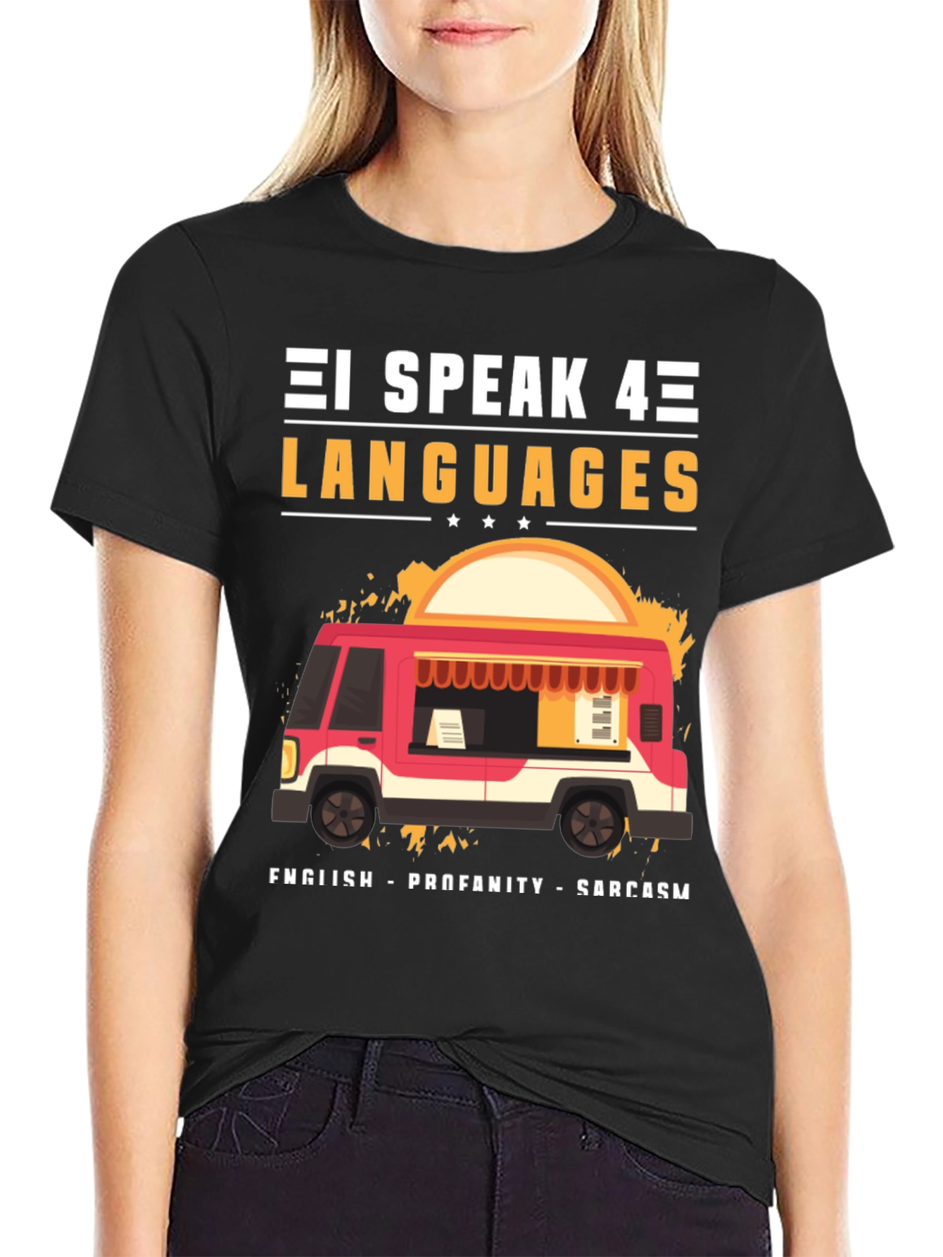 I Speak 4 Languages Graphic Tee - 2