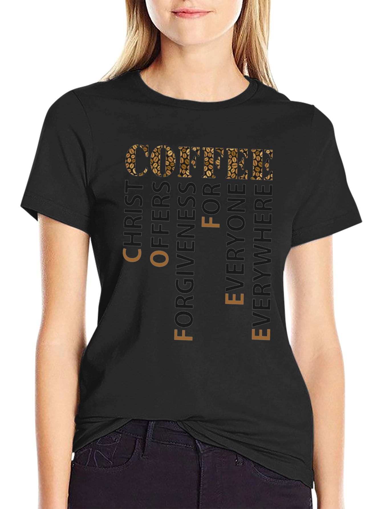 Black Coffee Christian T-Shirt view 2