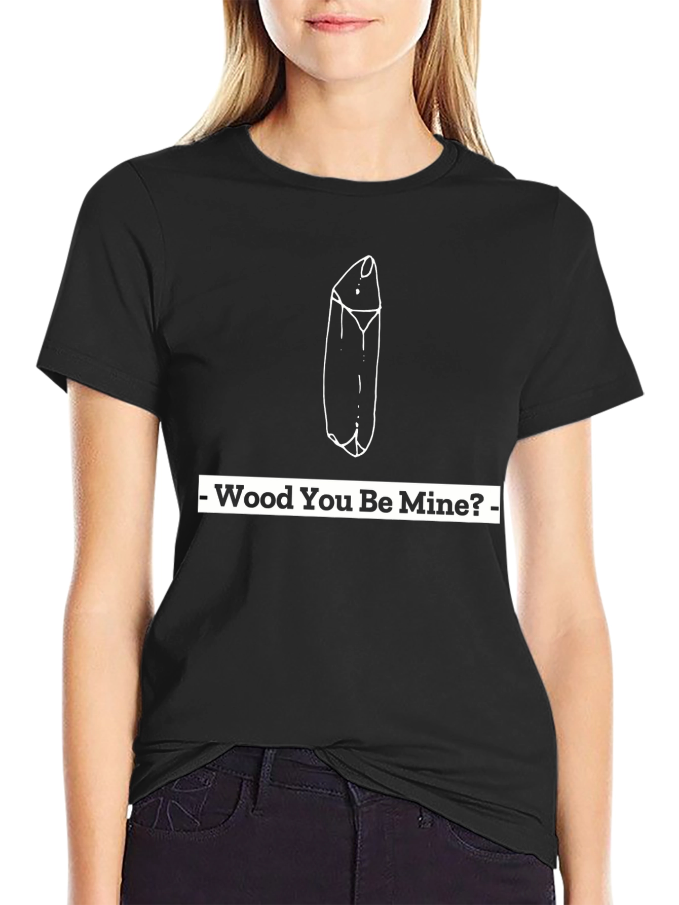 Black Wood You Be Mine? Graphic Tee view 2
