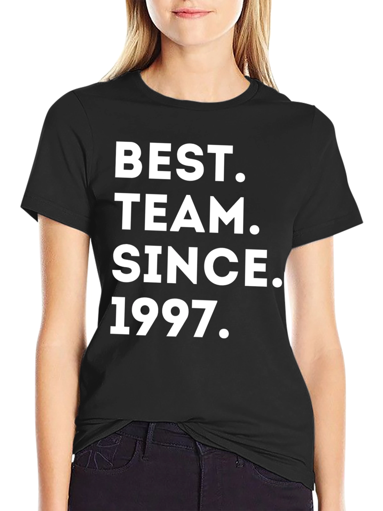 Black Best Team Since 1997 T-Shirt view 2