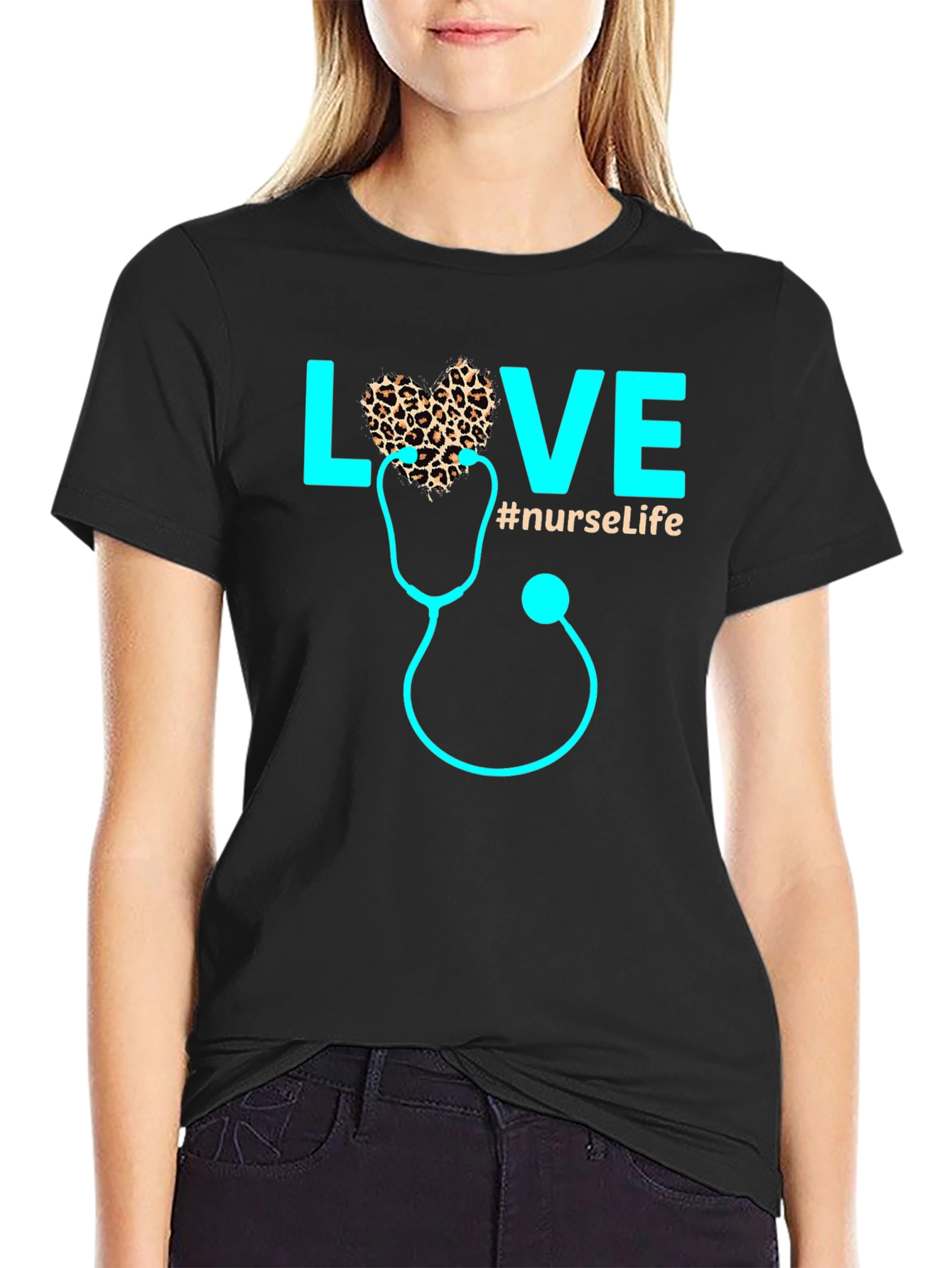 Love Nurse Life Graphic T-Shirt - 2