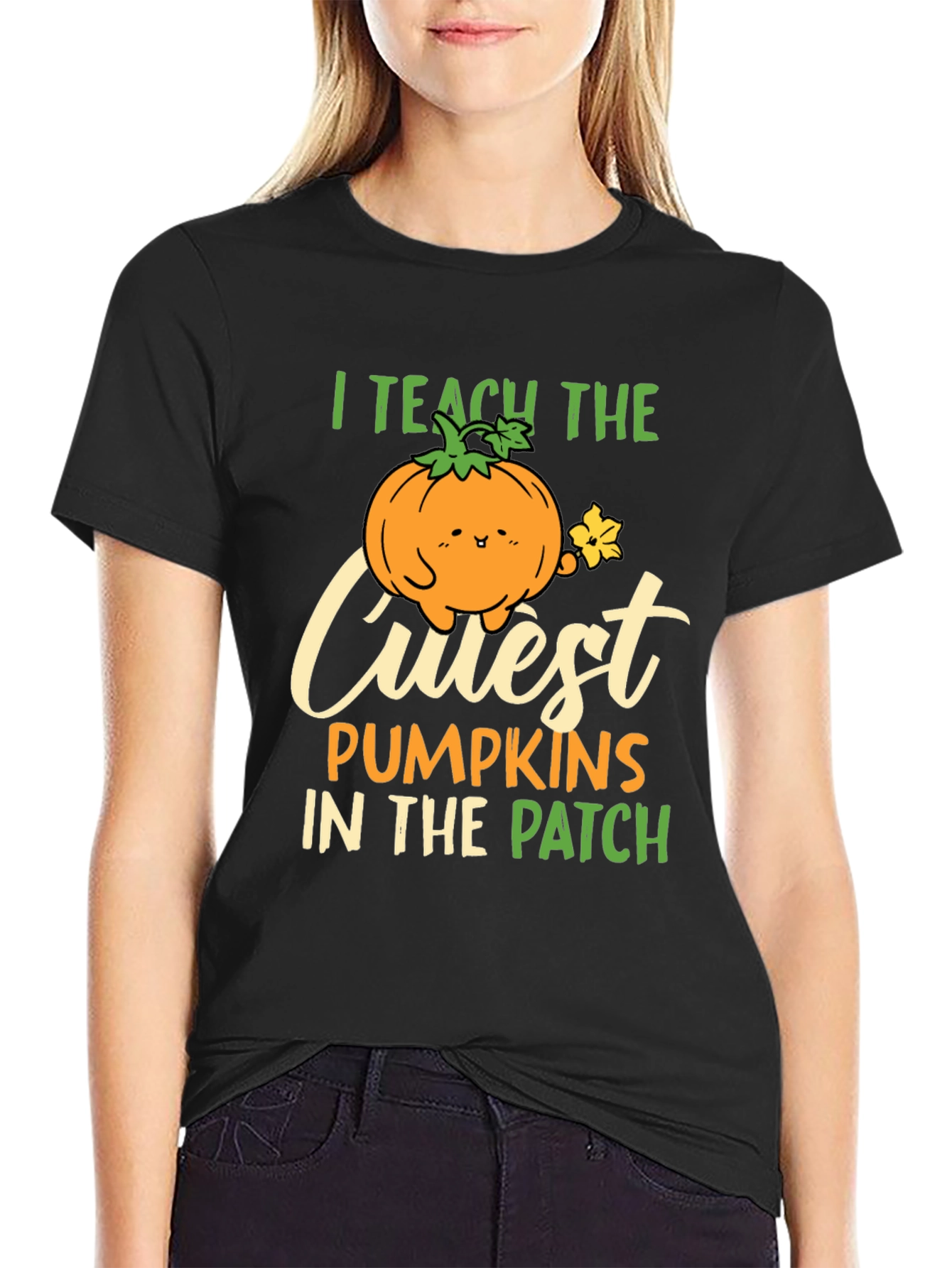 Teacher Halloween T-Shirt - Cutest Pumpkins - 2