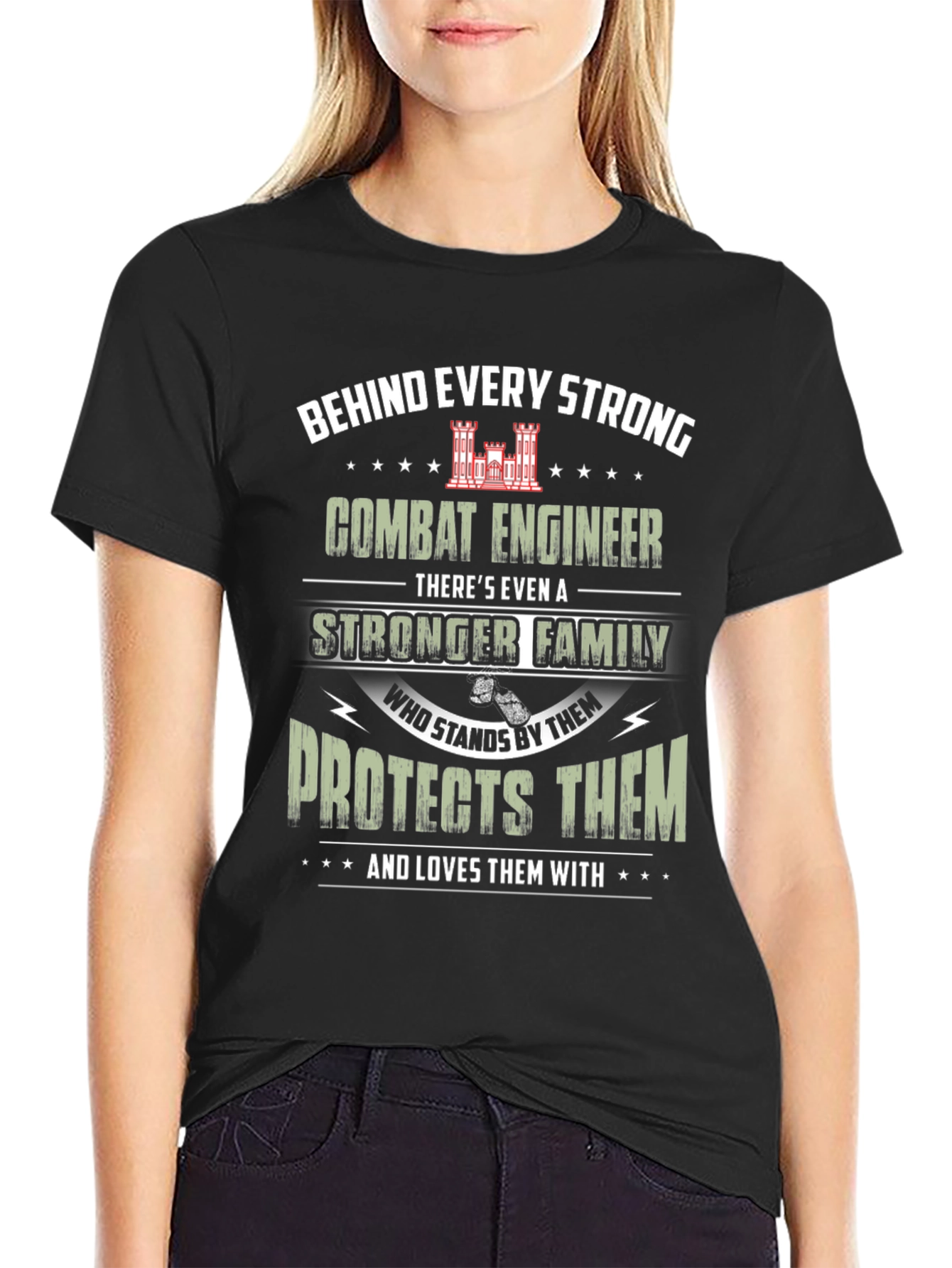 Strong Family Combat Engineer T-Shirt - 2