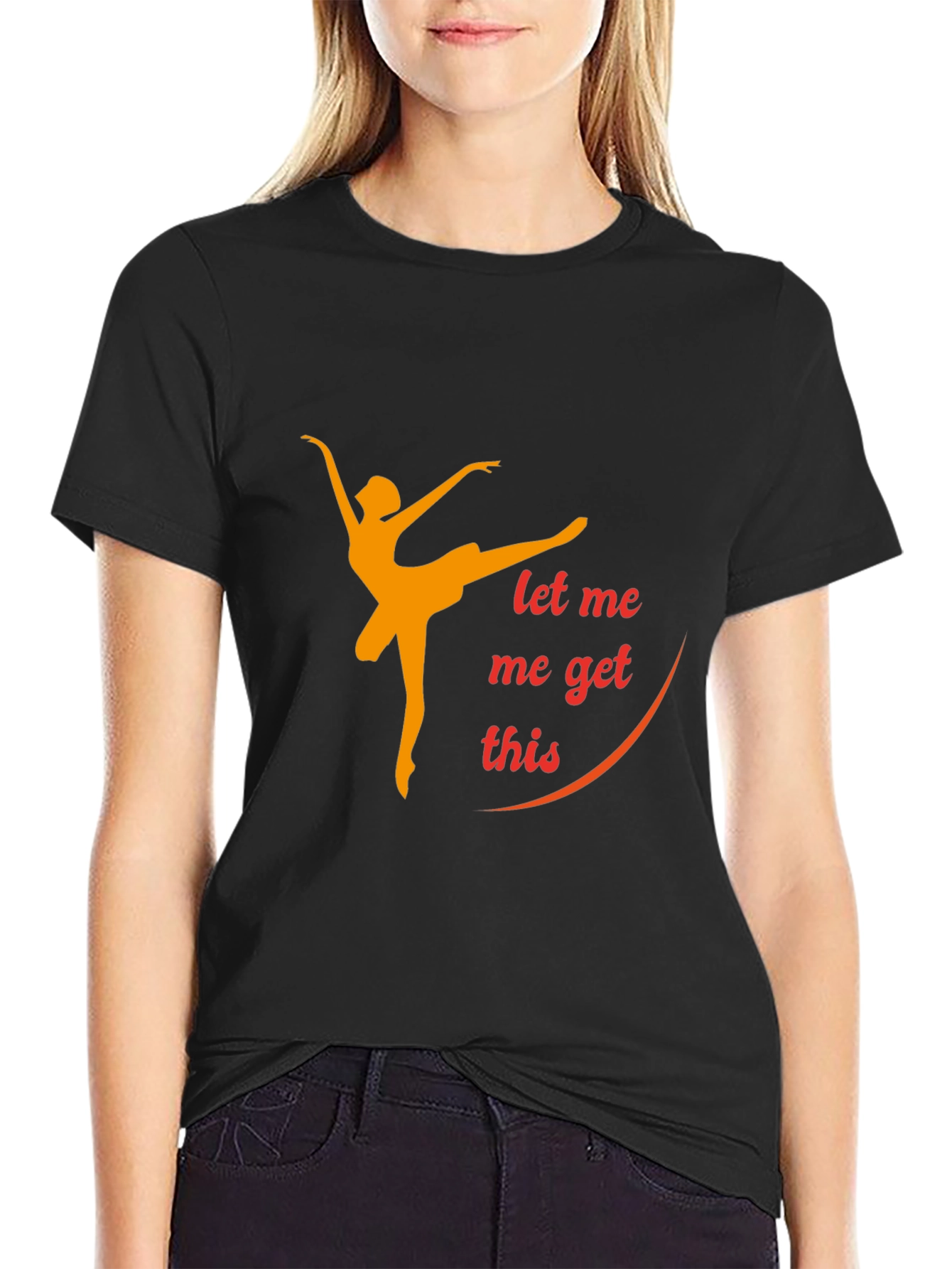 Black Dancing Queen Graphic T-Shirt - Let Me Get This view 2