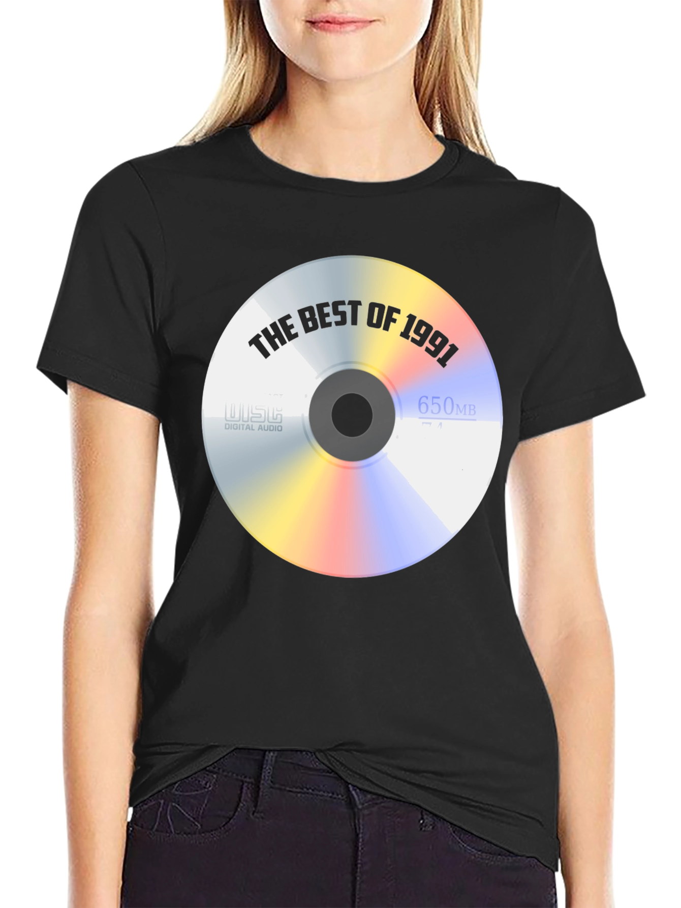 Black The Best of 1991 CD Graphic Tee - Retro Nostalgia view 2