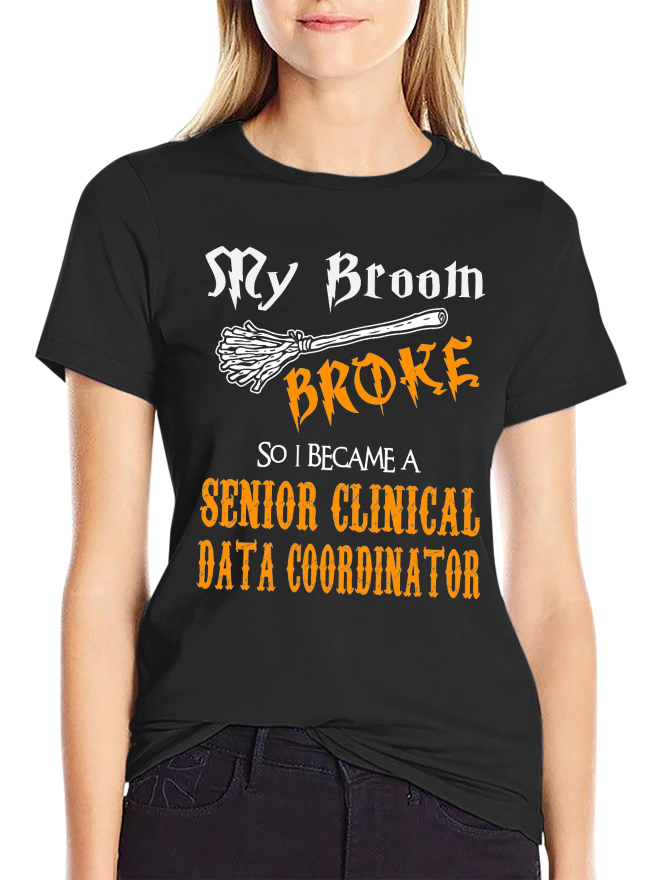 Black Senior Clinical Data Coordinator T-Shirt view 2