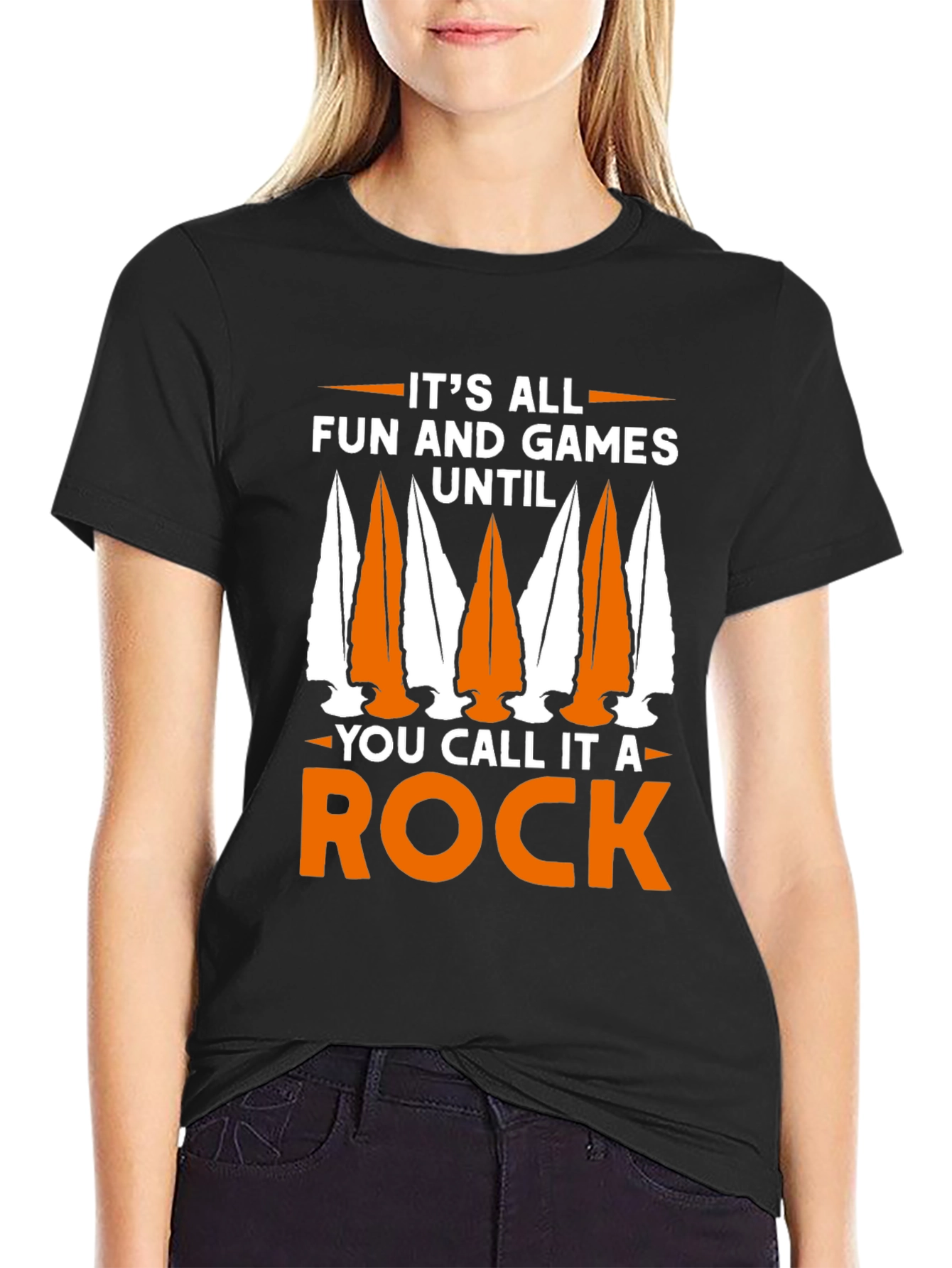 Black It's All Fun and Games T-Shirt view 2