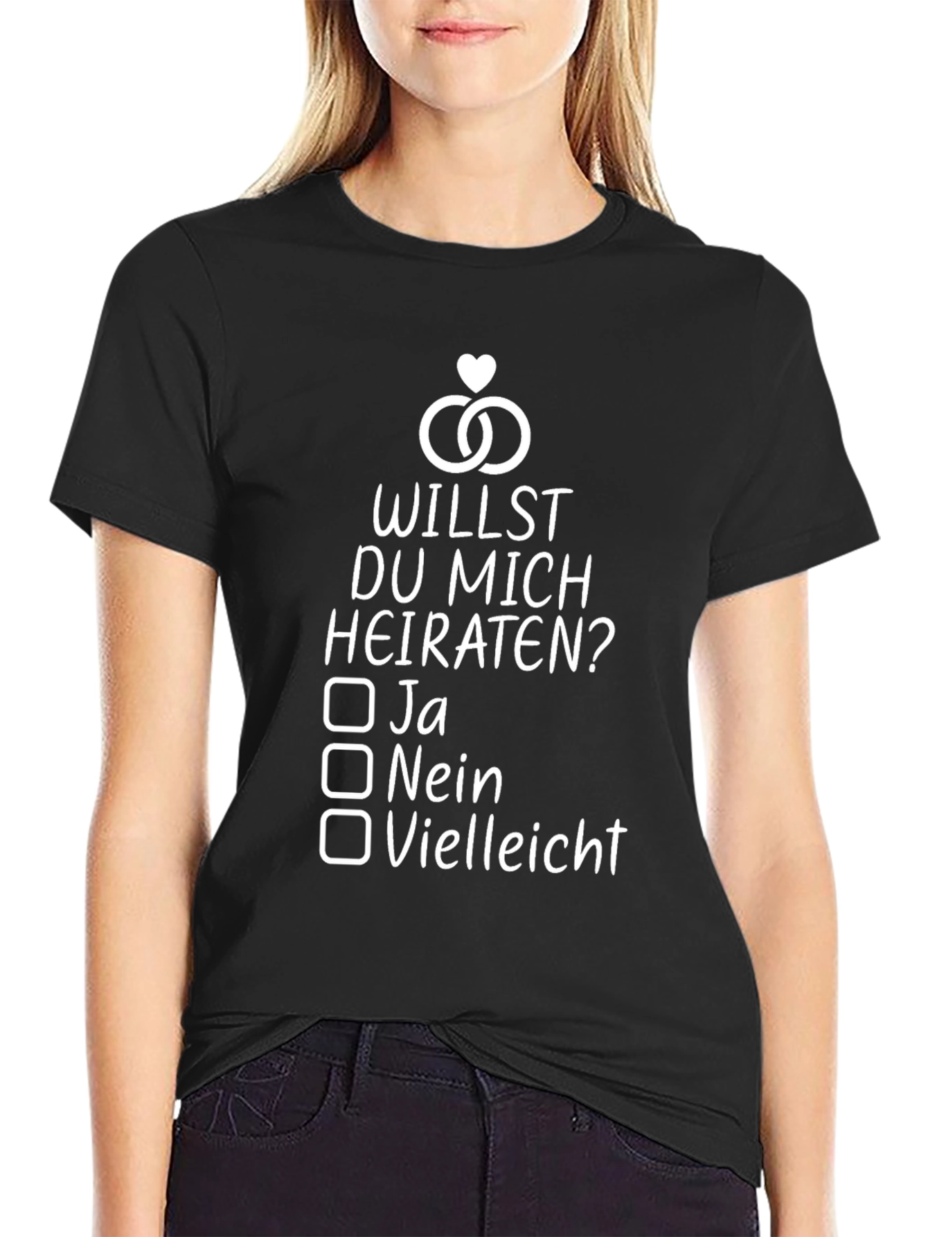Willst Du Mich Heiraten T-Shirt - Proposal Shirt - 2