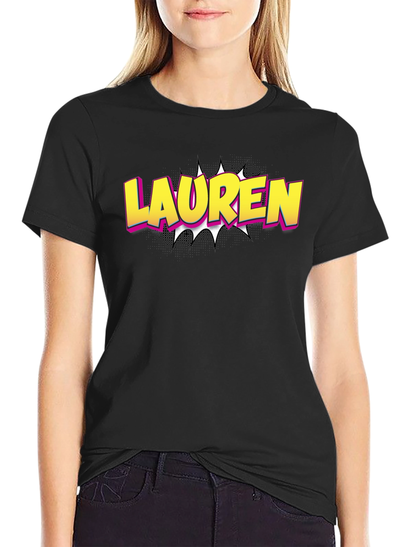 Lauren Comic Book Style T-Shirt - 2