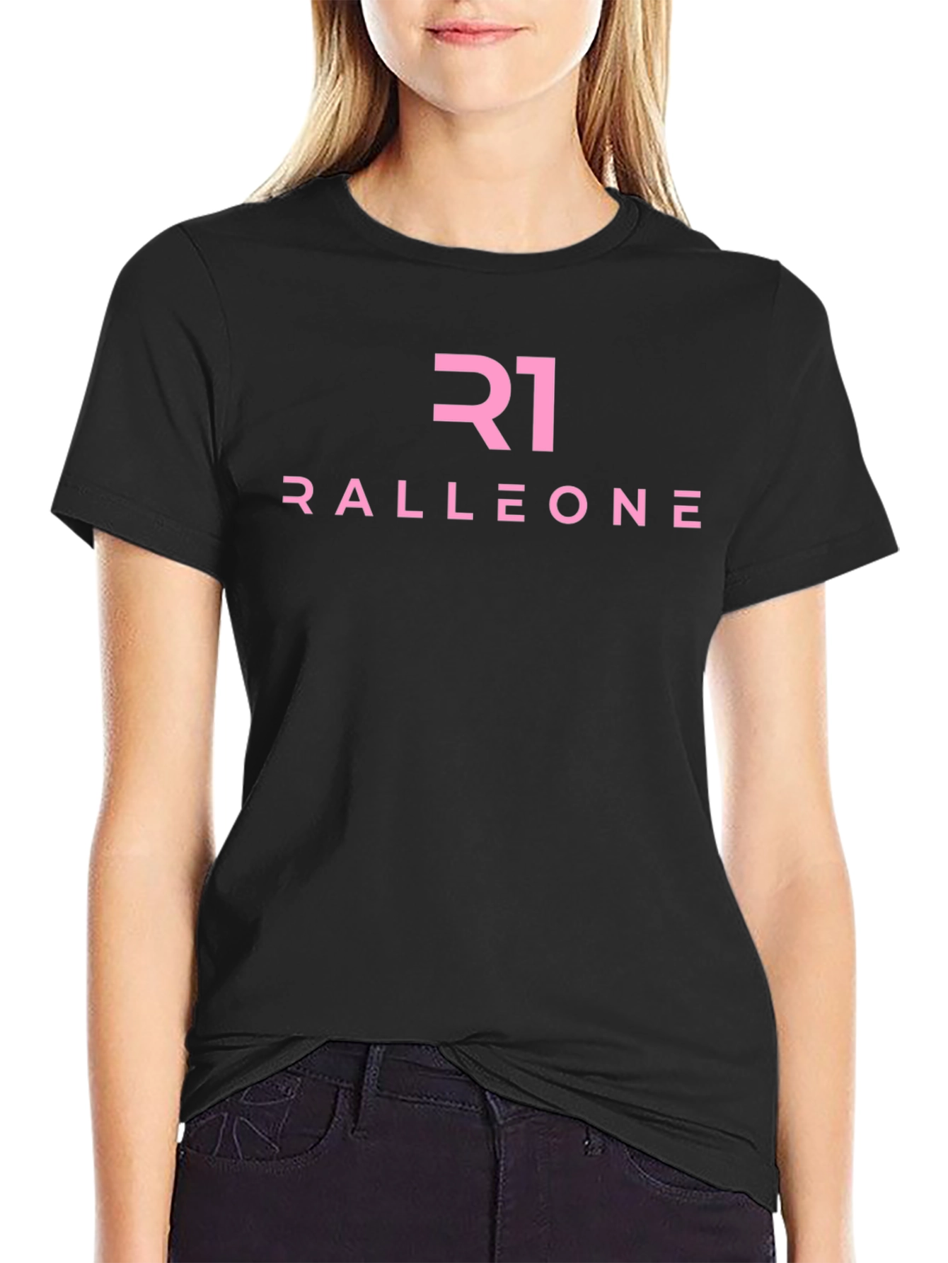 Black Ralleone Black T-Shirt view 2