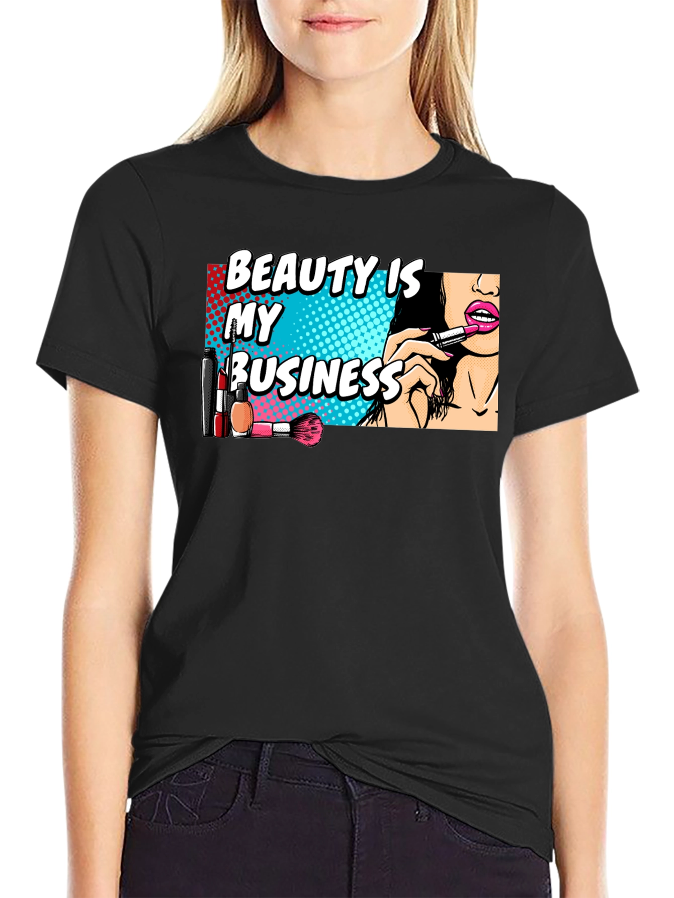 Black Beauty is My Business Graphic T-Shirt view 2
