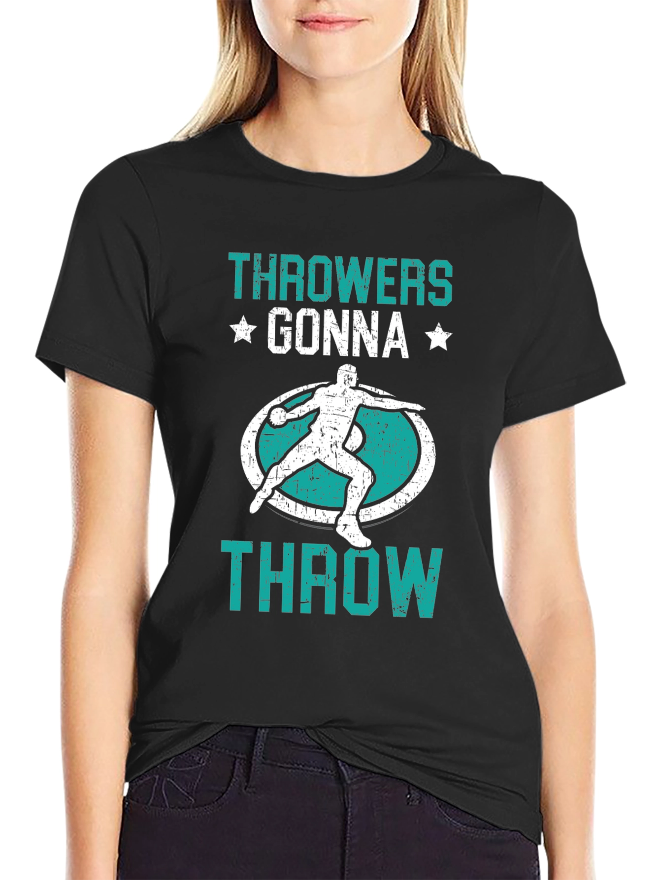 Black Throwers Gonna Throw T-Shirt view 2