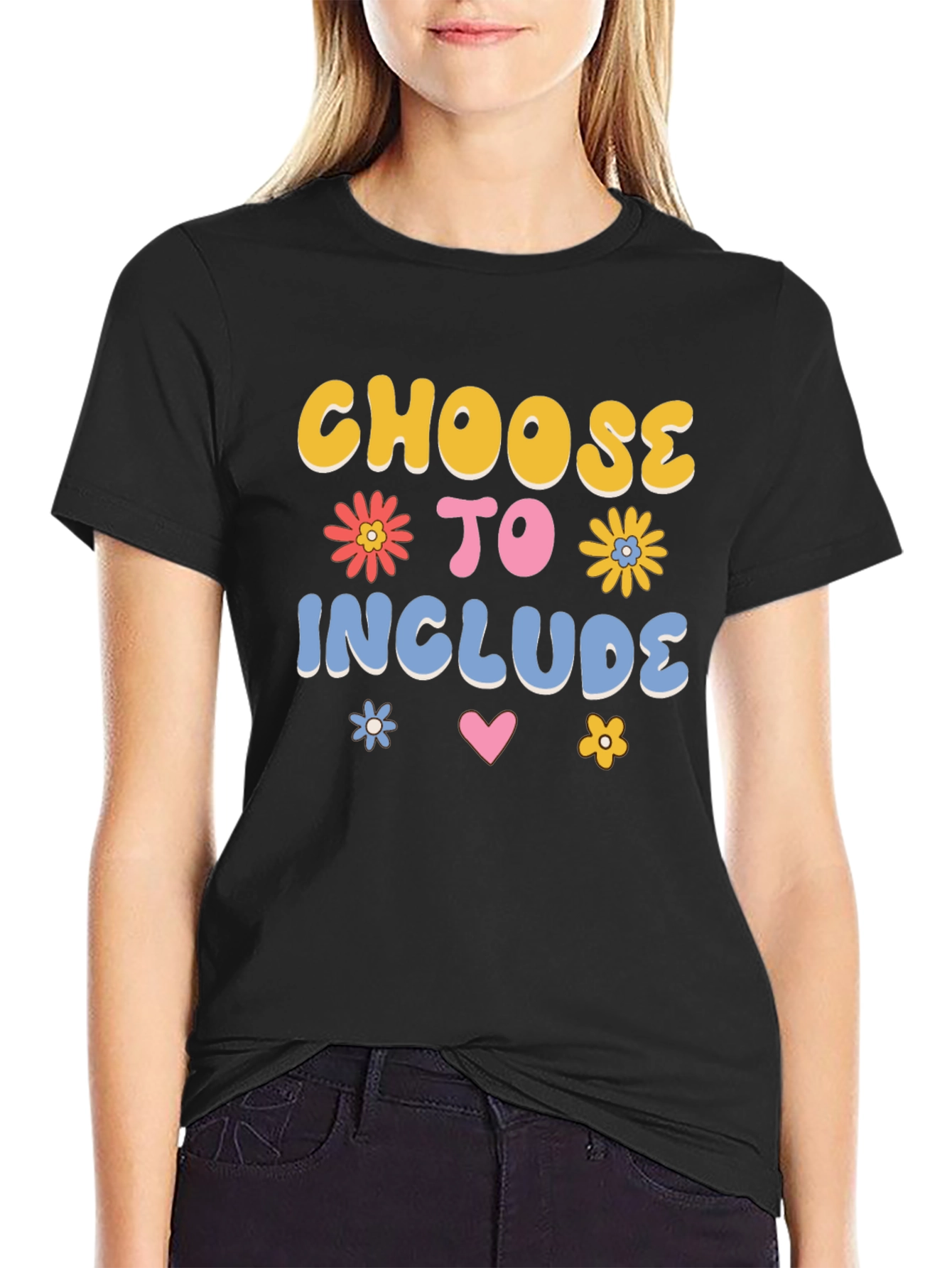 Black Choose to Include T-Shirt - Black view 2