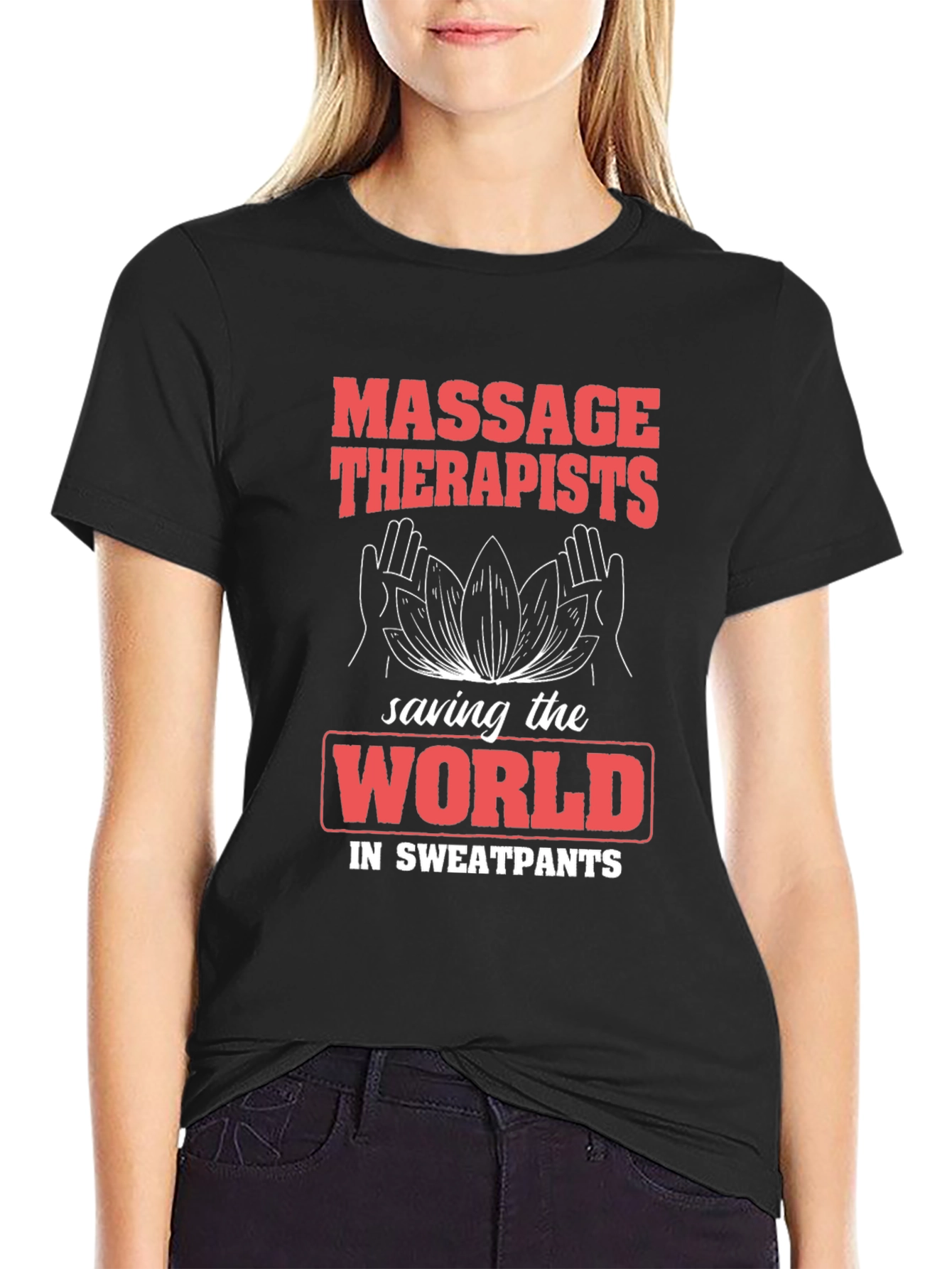 Massage Therapists Saving The World T-Shirt - 2