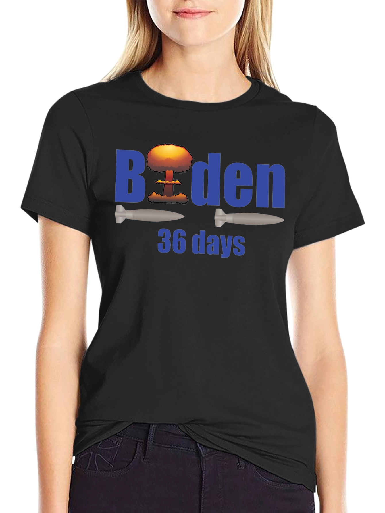 Black Biden 36 Days T-Shirt view 2