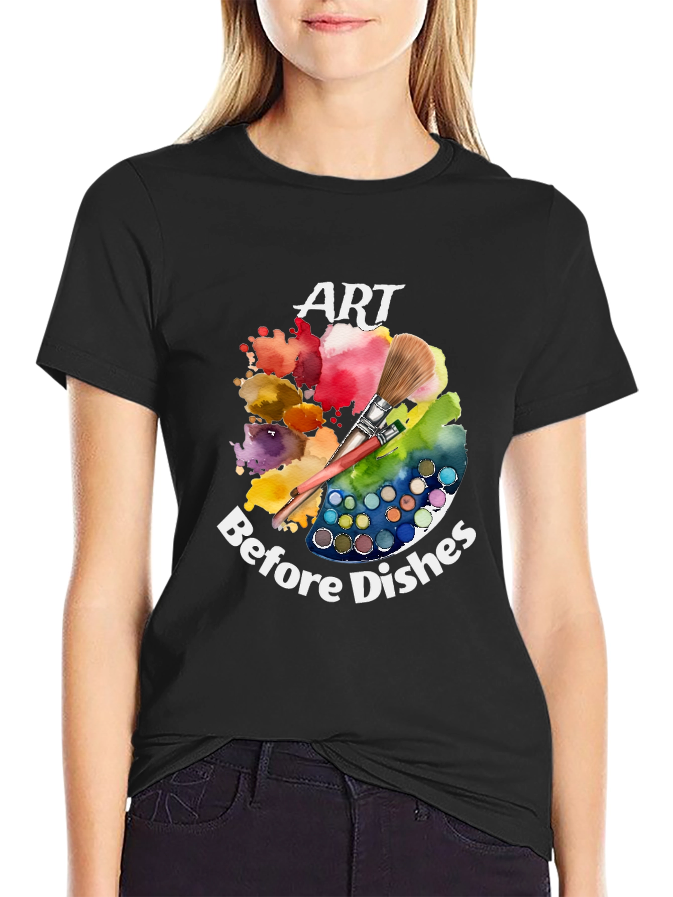 Art Before Dishes T-Shirt - 2