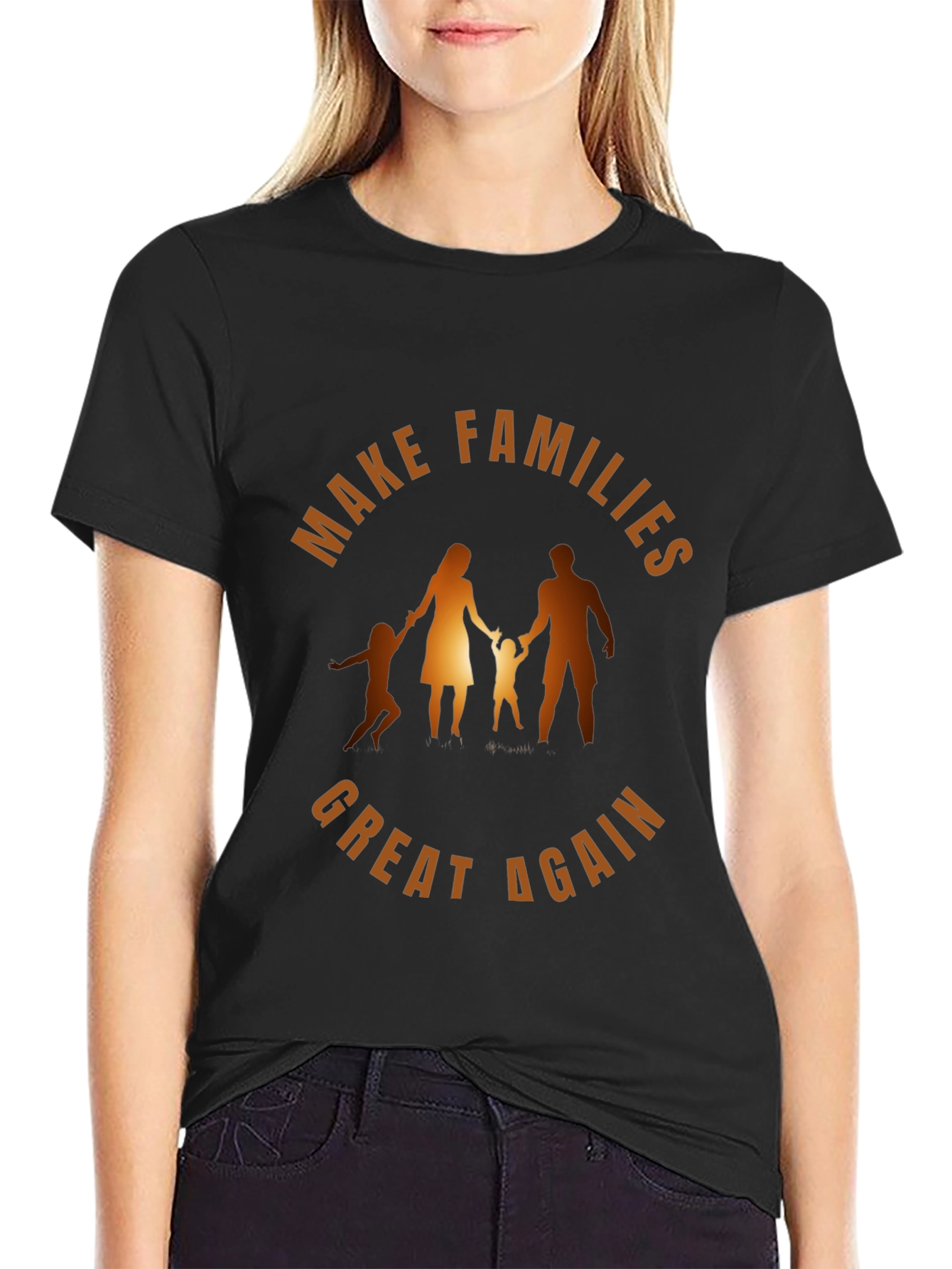 Black Make Families Great Again Graphic Tee view 2