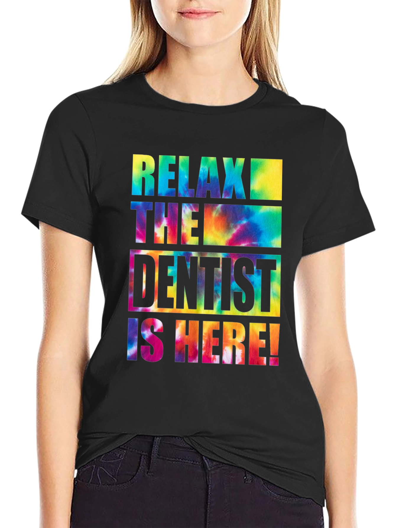 Black Relax, The Dentist Is Here! T-Shirt view 2