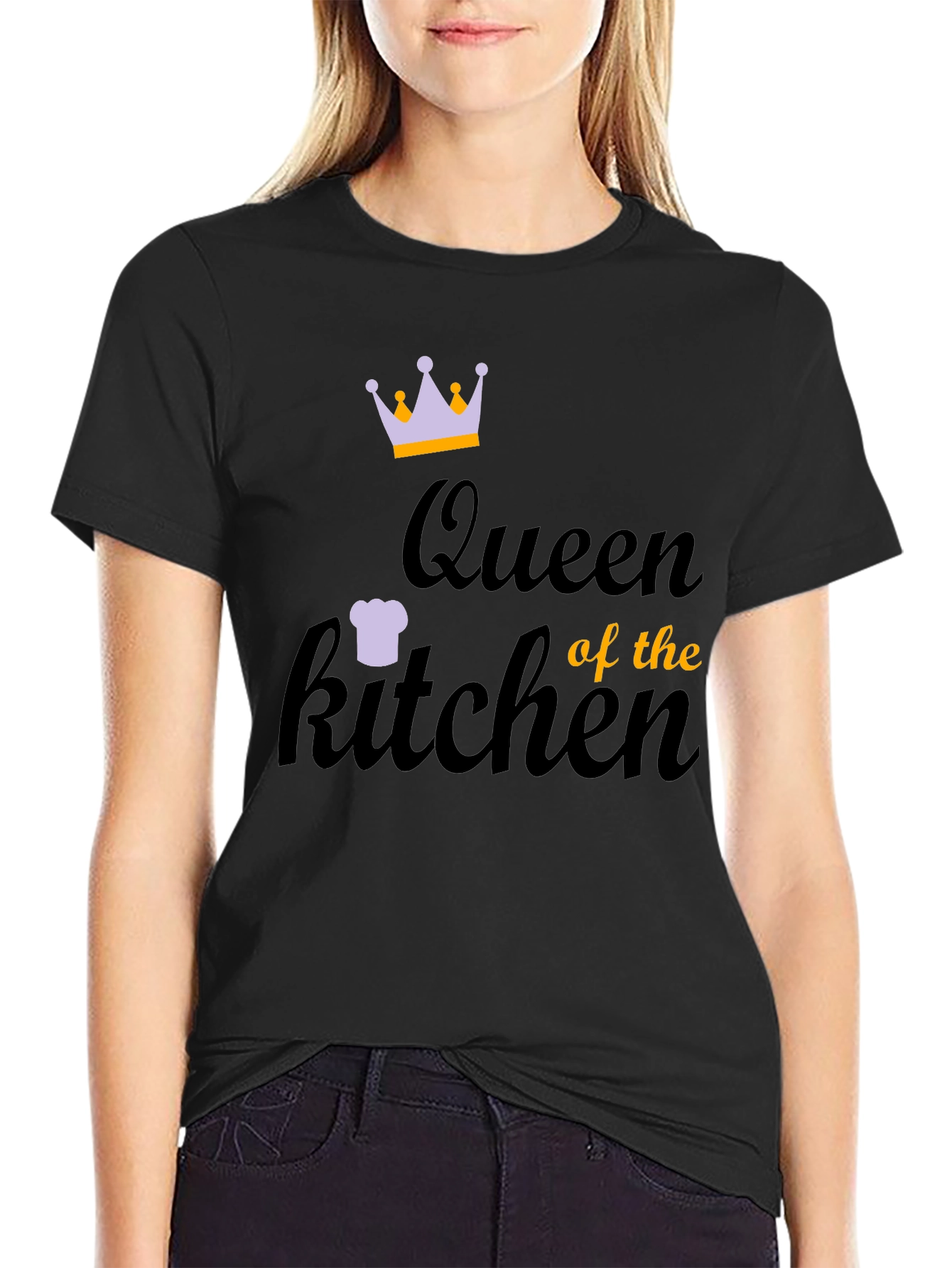 Queen of the Kitchen Black T-Shirt - 2