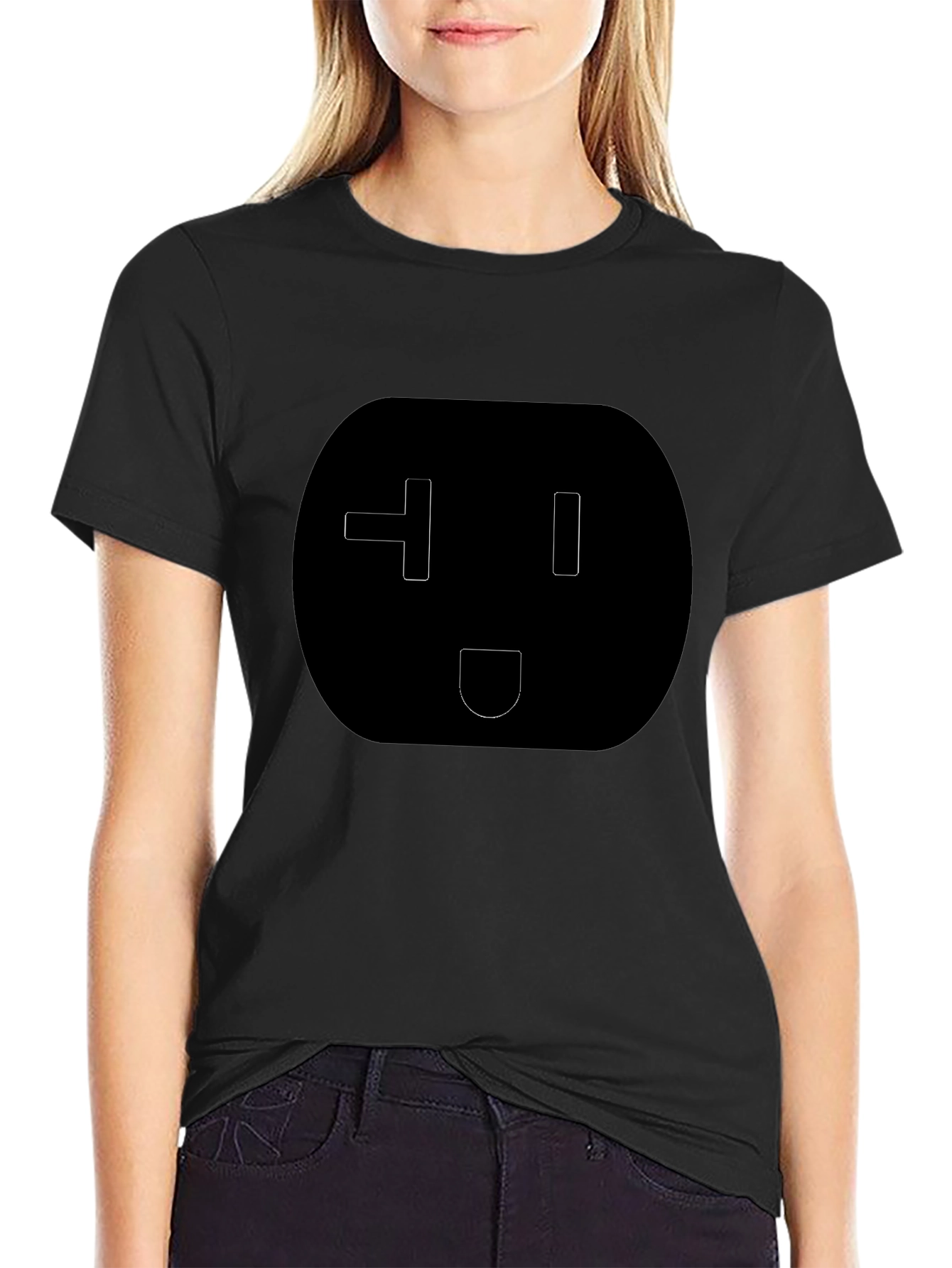 Black Novelty Outlet T-Shirt - Funny Electrical Humor Tee view 2