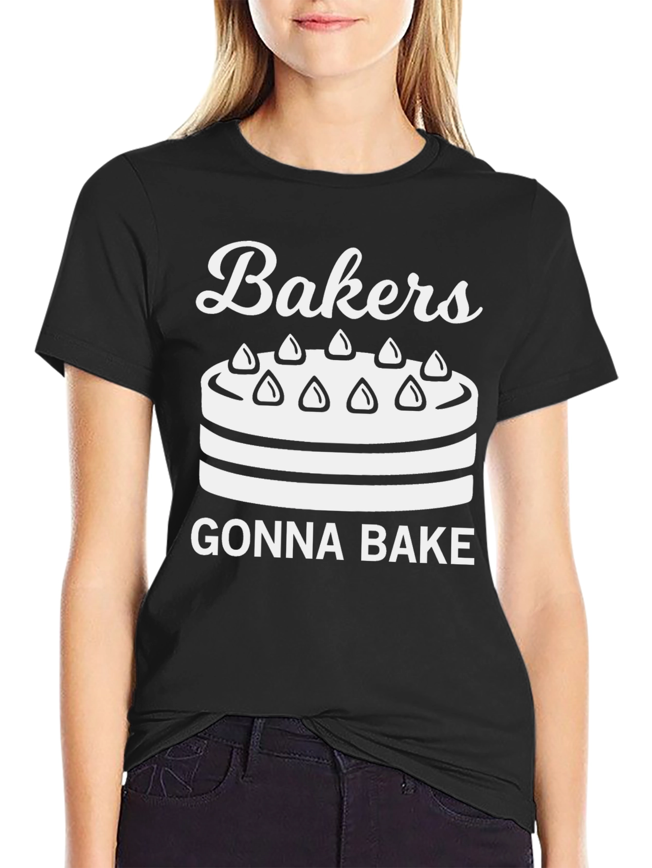 Black Bakers Gonna Bake T-Shirt - Funny Baking Tee view 2