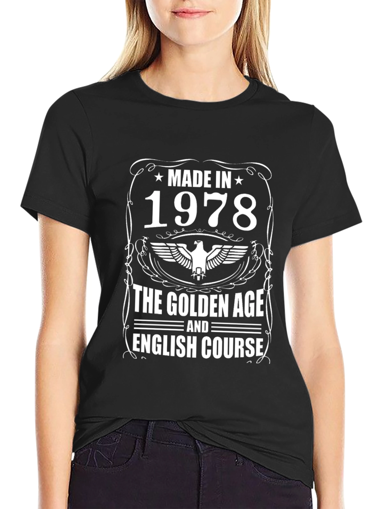 Black Made in 1978 T-Shirt - Golden Age view 2