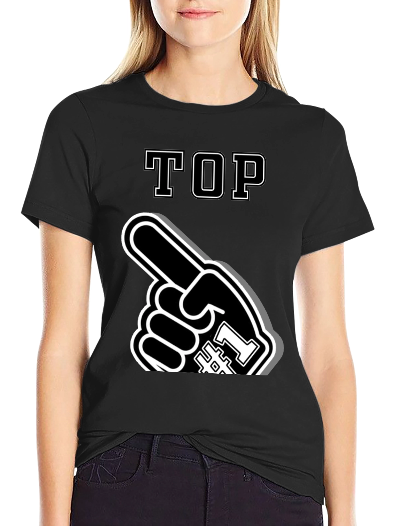 Black Top #1 Fan T-Shirt - Novelty Apparel view 2