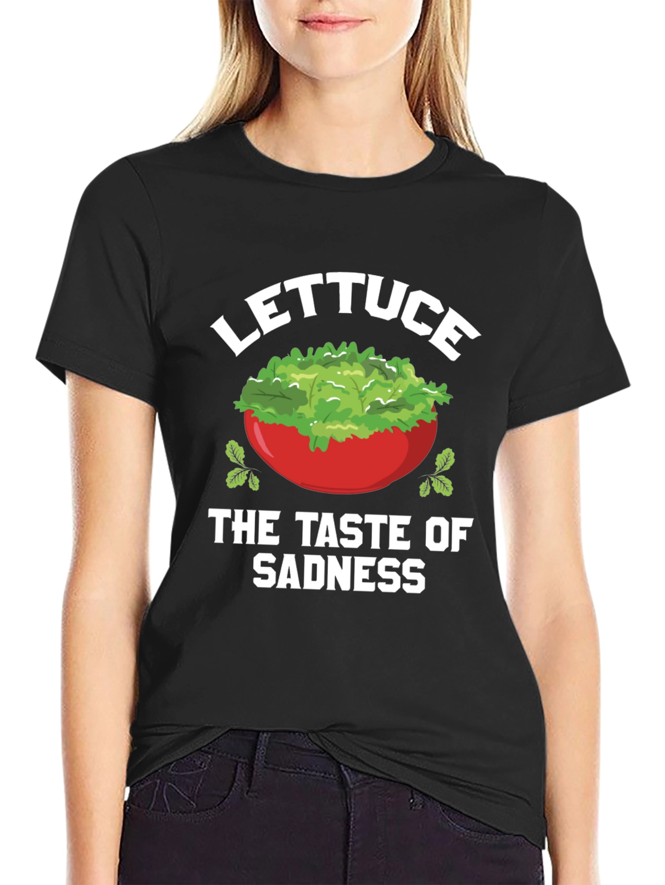 Black Lettuce Taste of Sadness Black T-Shirt view 2