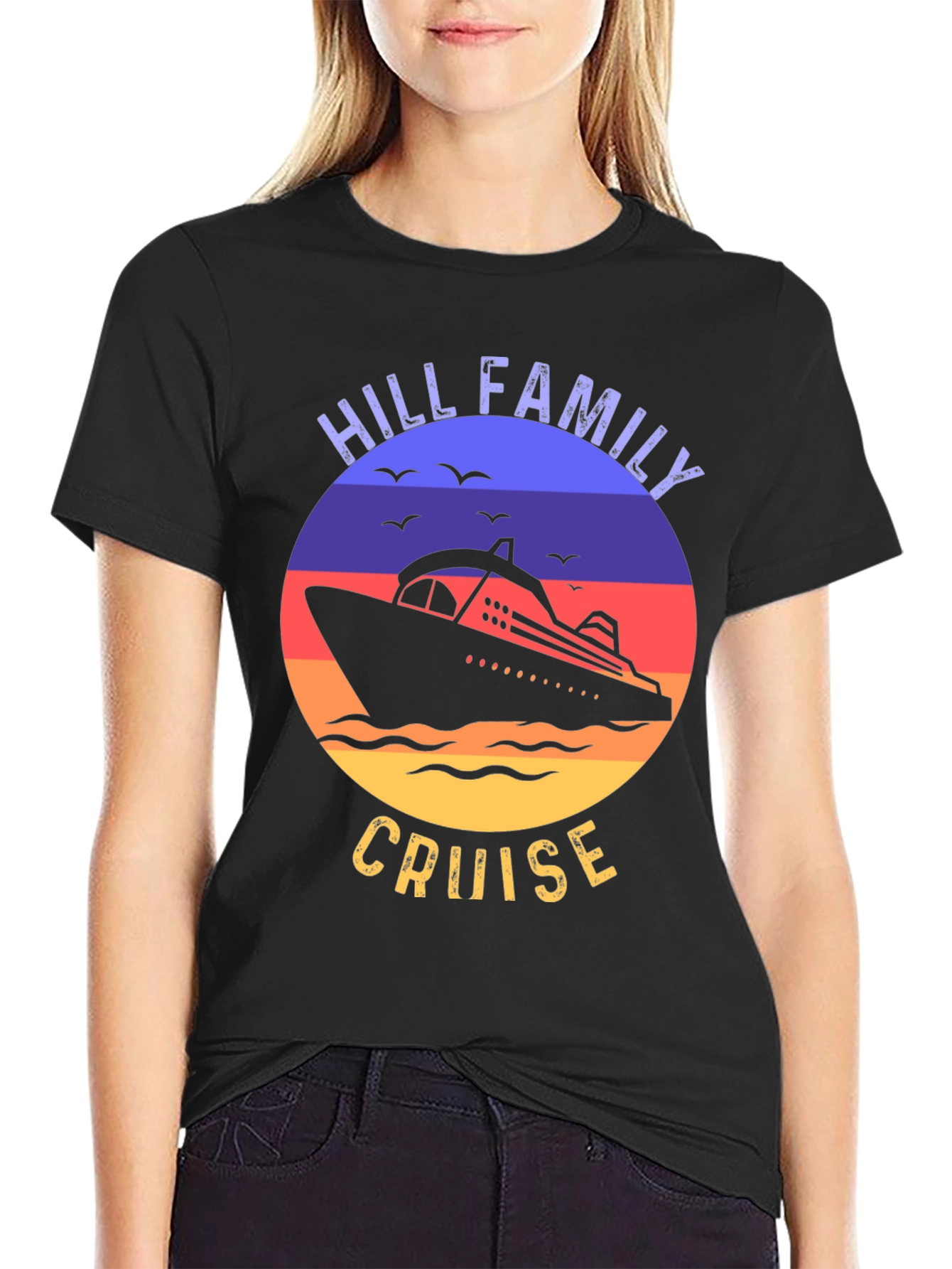 Black Hill Family Cruise T-Shirt Vacation view 2