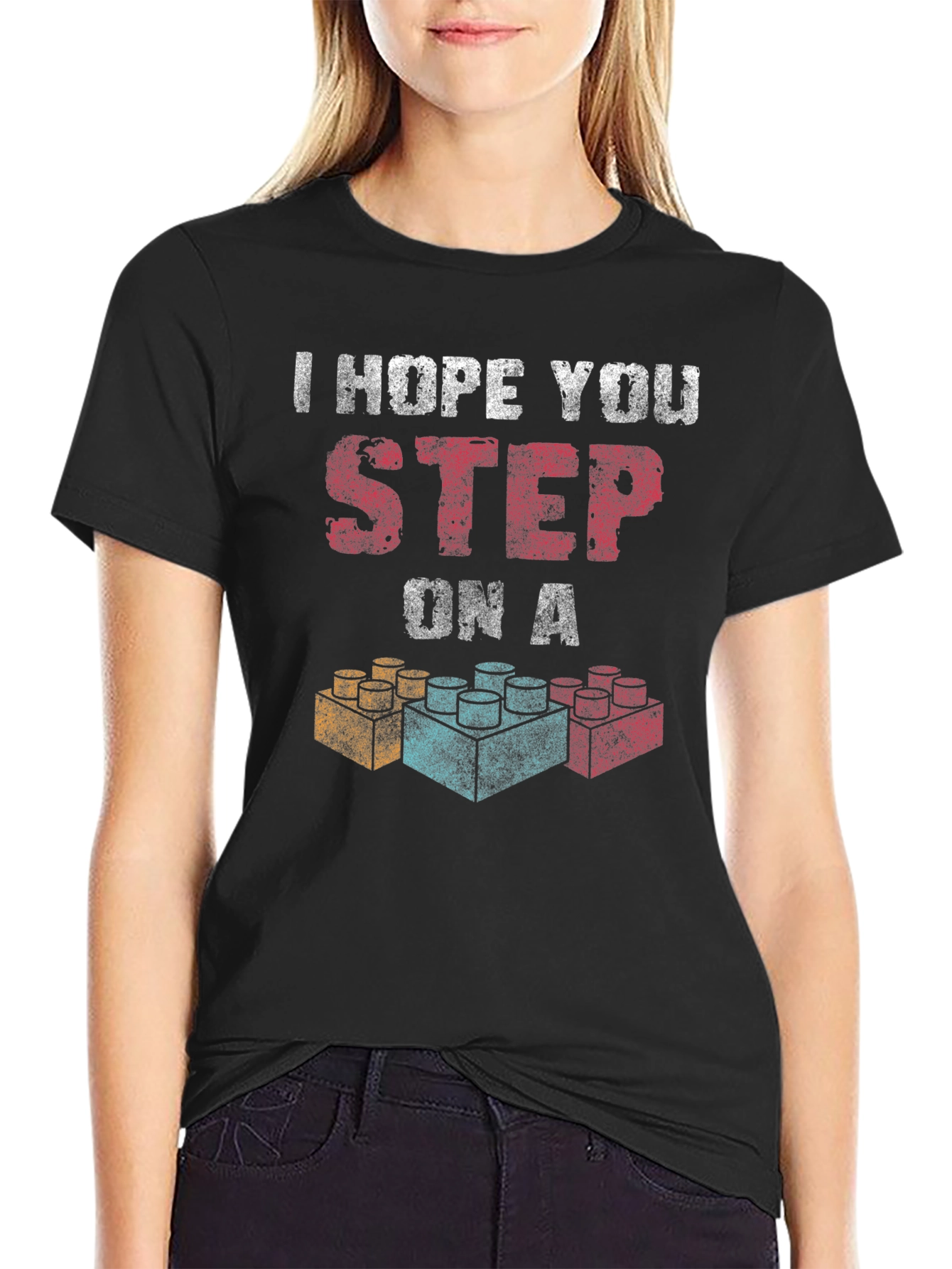 Black Step On A Brick T-Shirt view 2
