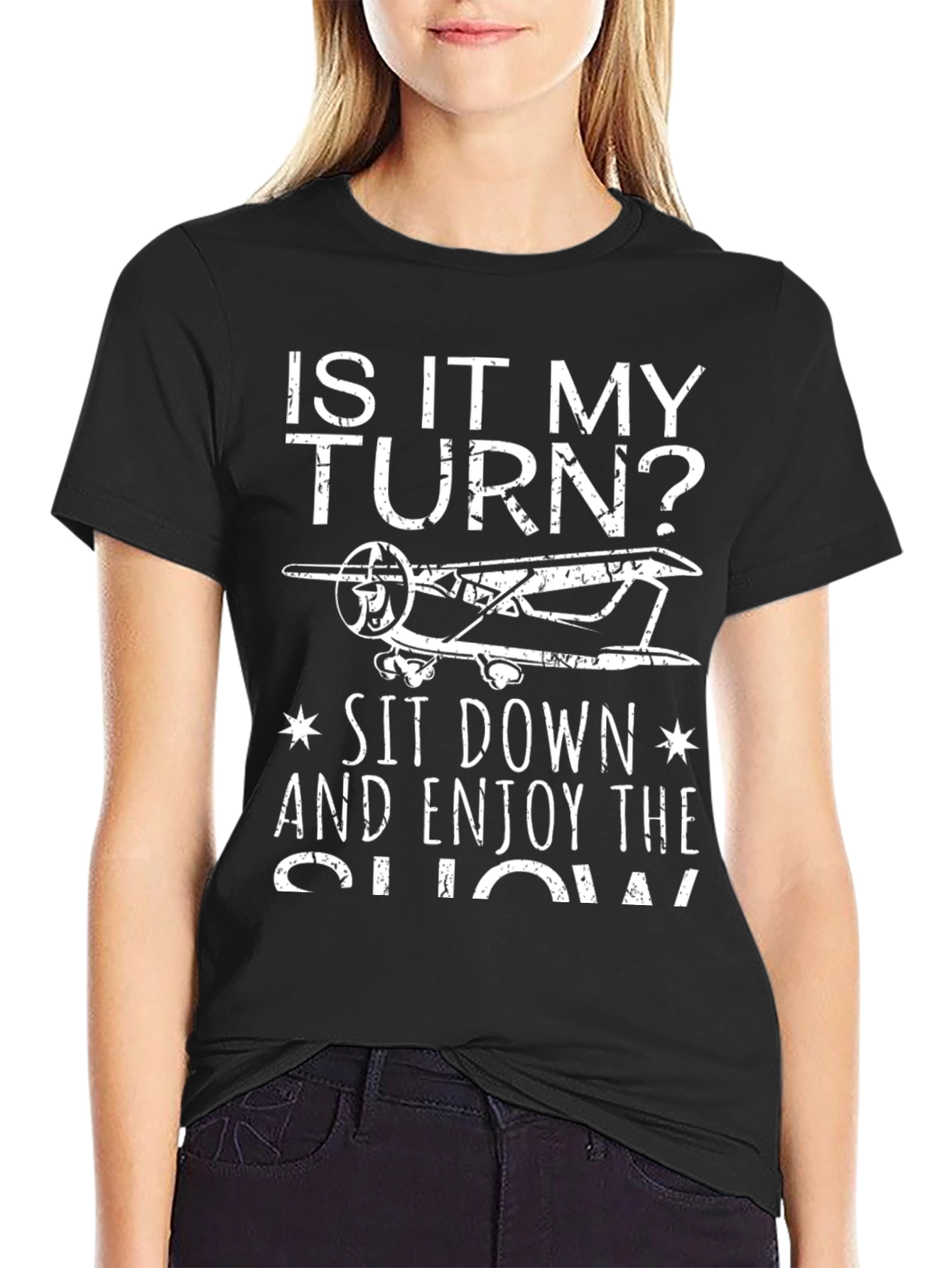 Is It My Turn? Airplane Graphic Tee - 2