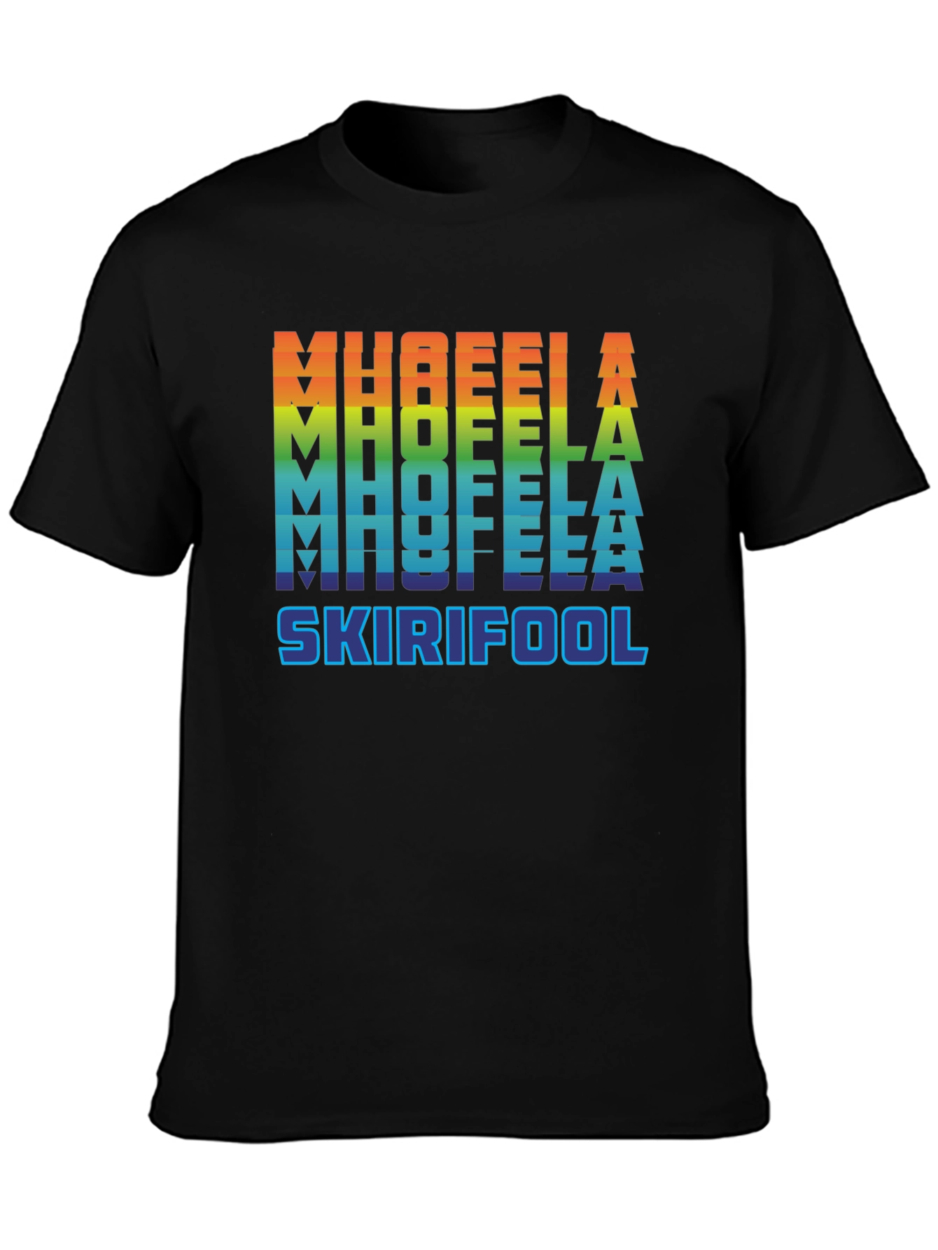 Black MH8FEELA Skirifool Pride T-Shirt view 3