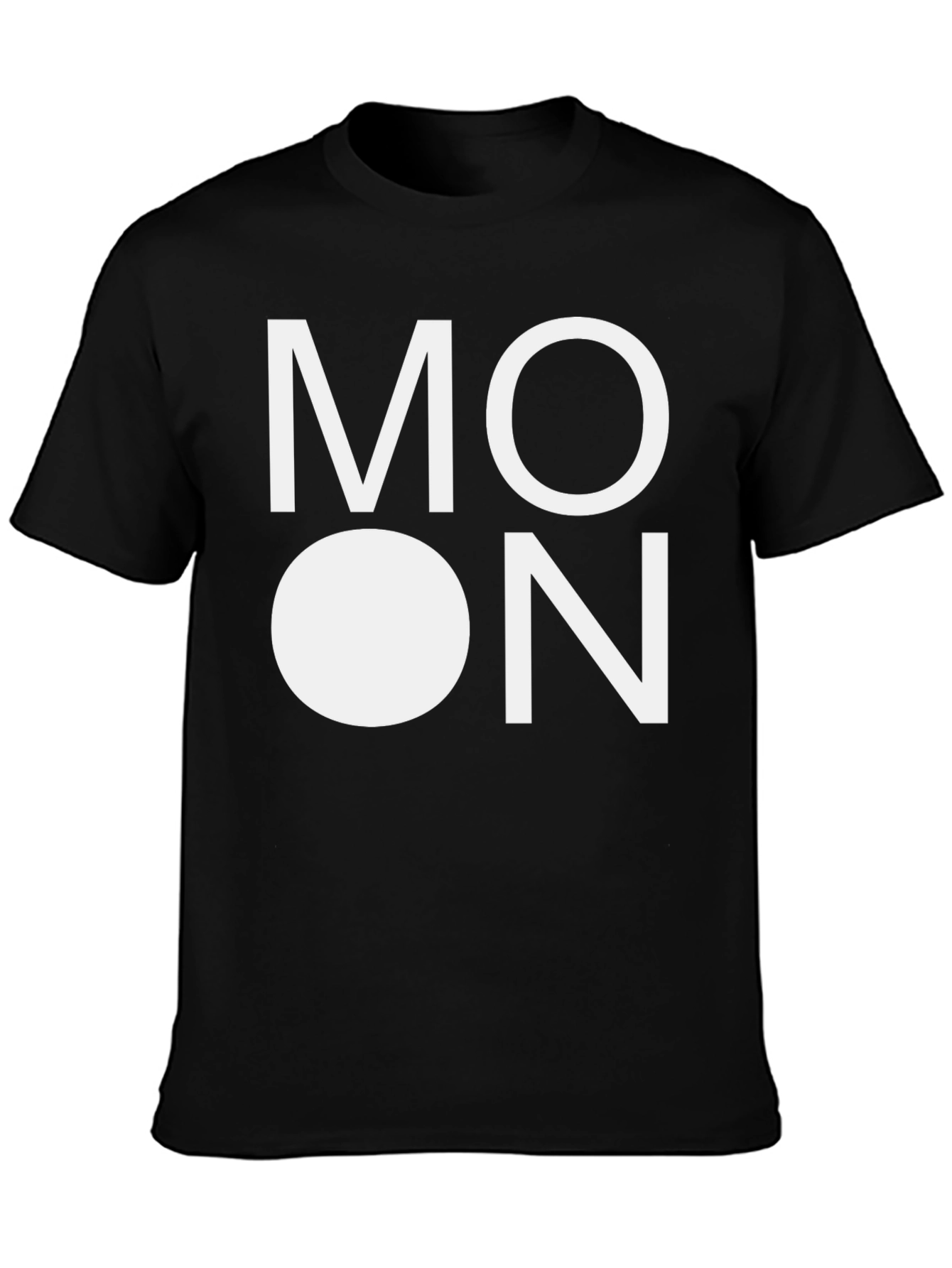 Black Moon Graphic Black T-Shirt view 3