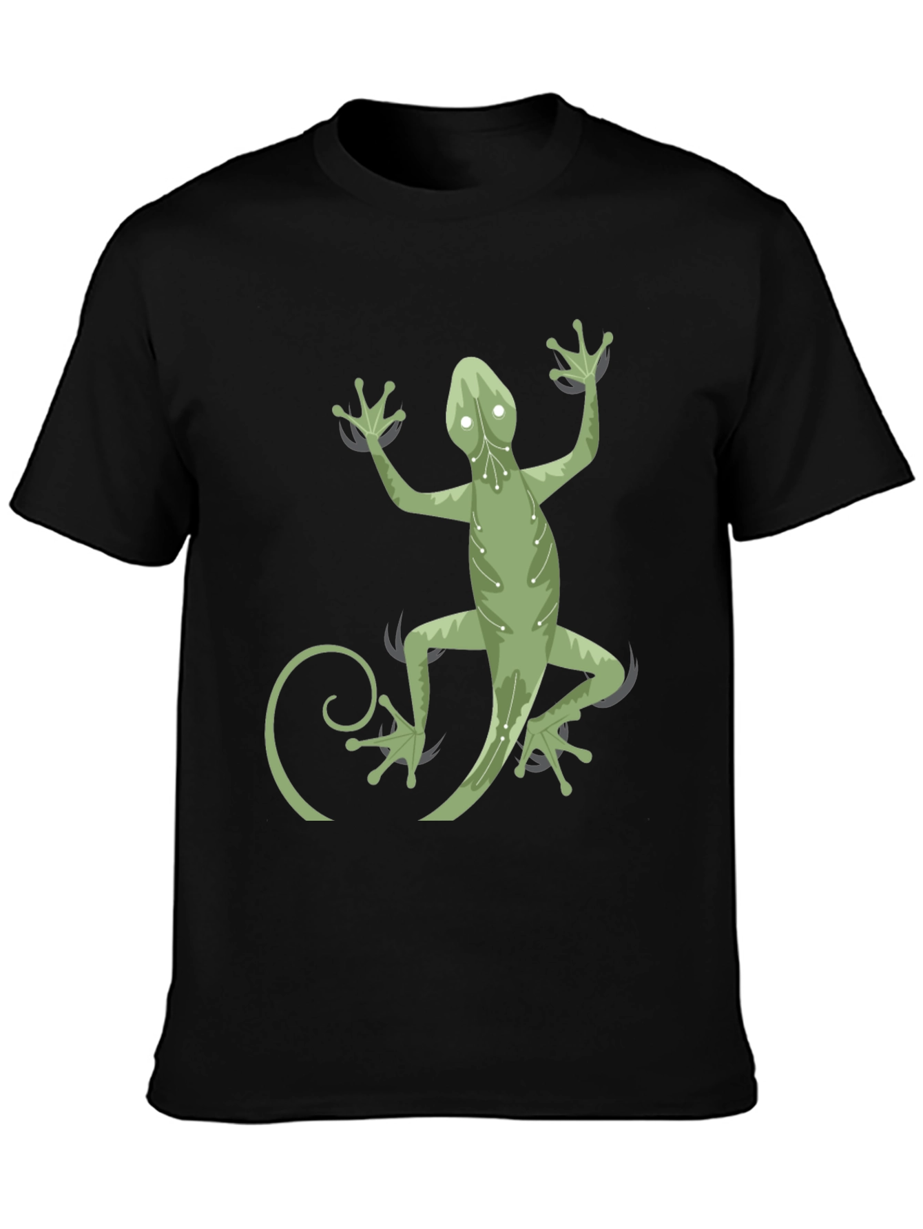 Black Gecko Circuitry Graphic Tee - Cool Casual Wear view 3