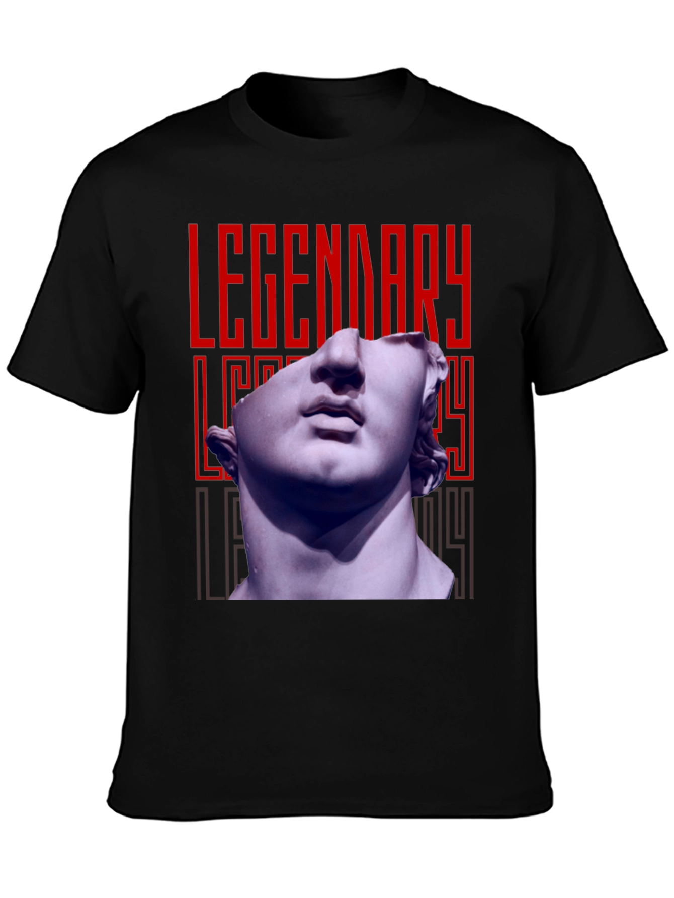 Black Legendary Bust Graphic Tee view 3