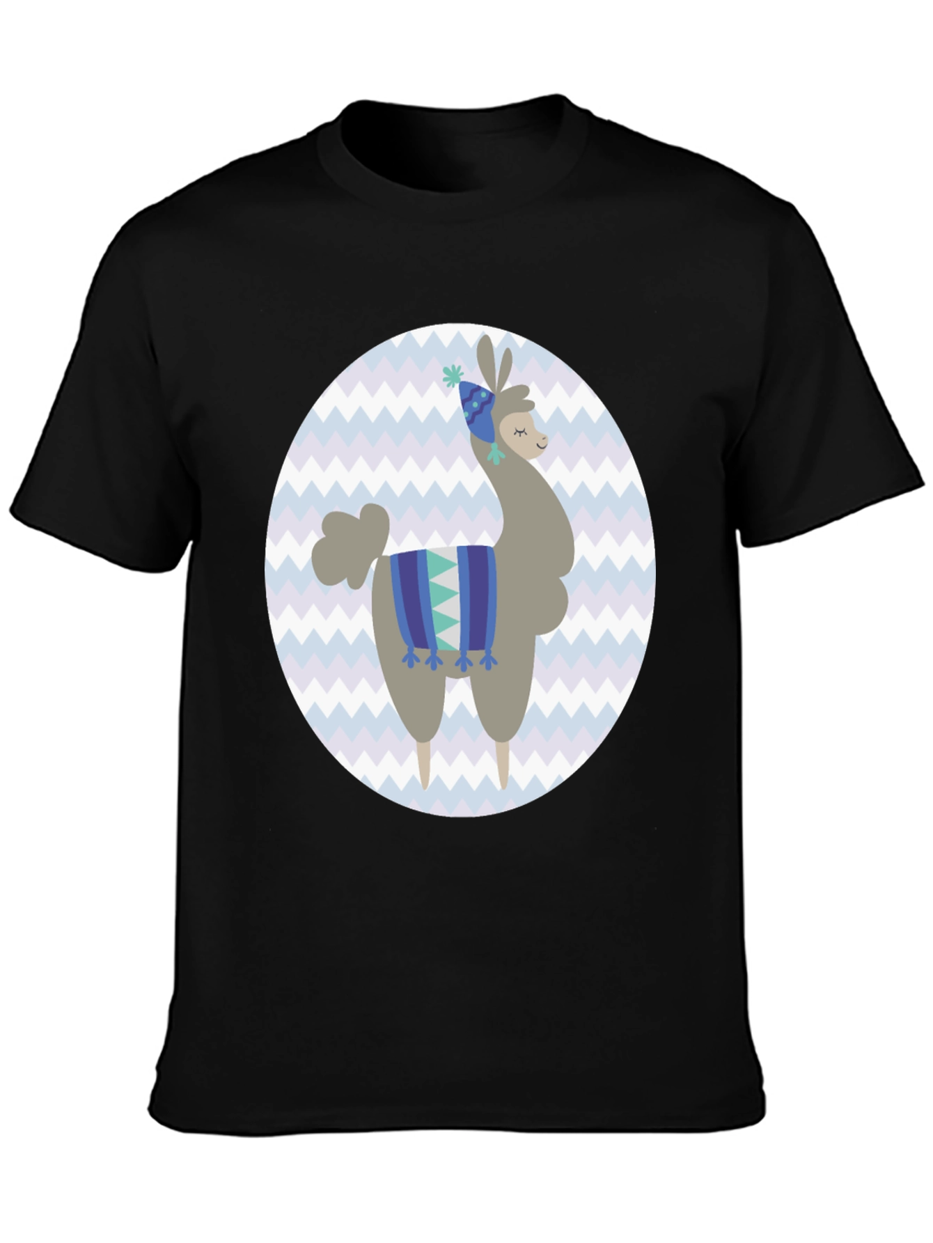 Black Llama Graphic Tee - Fun & Unique Style view 3