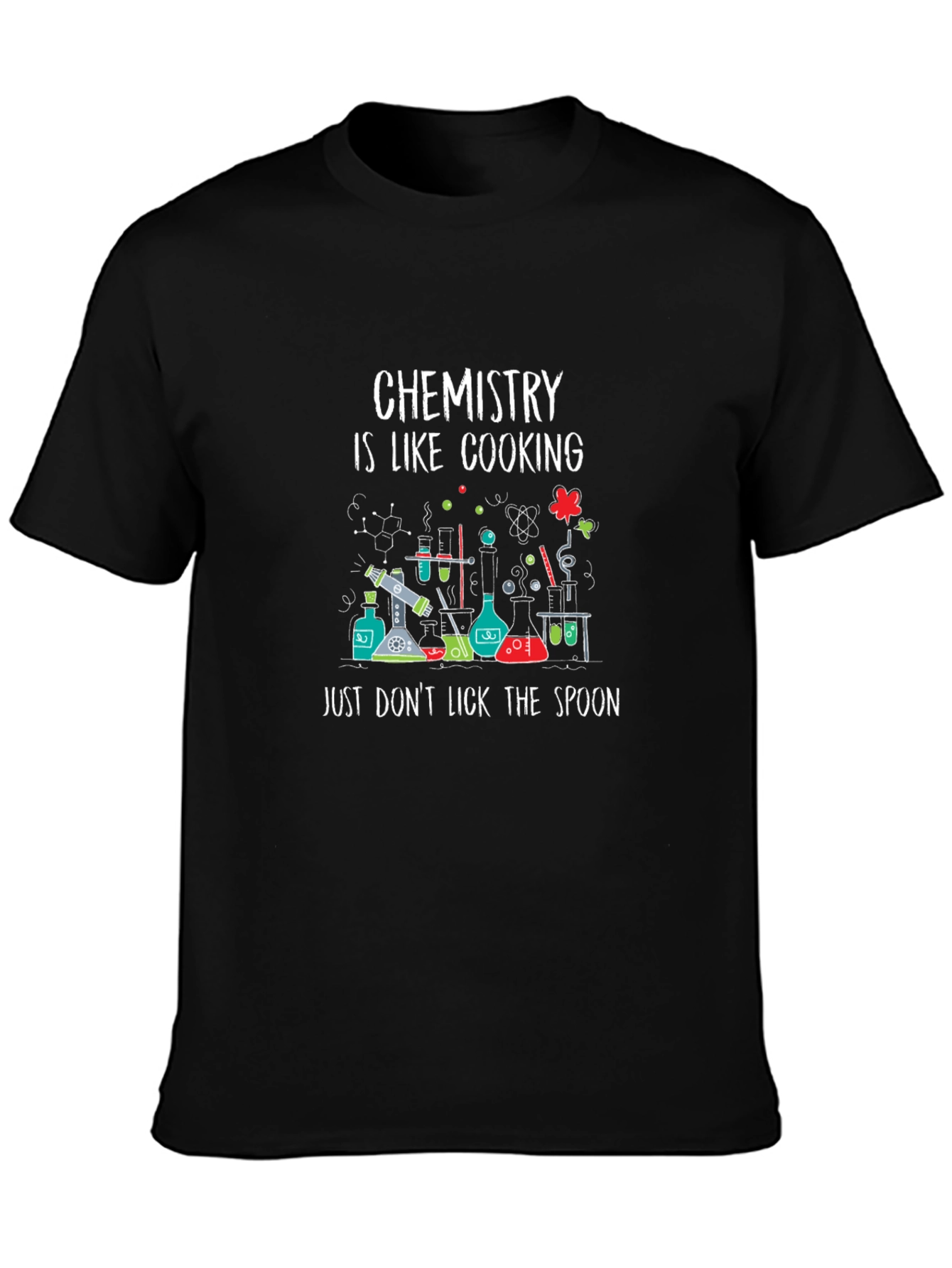 Black Chemistry is Like Cooking T-Shirt view 3