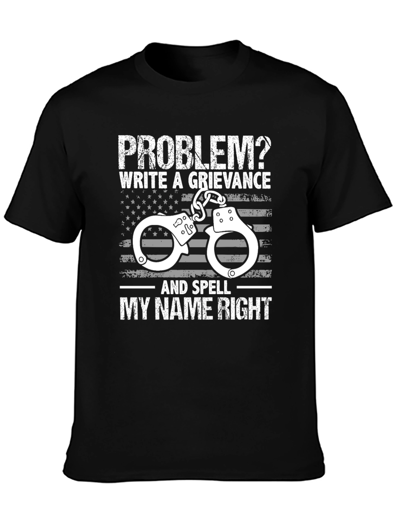 Black Problem? Grievance T-Shirt view 3