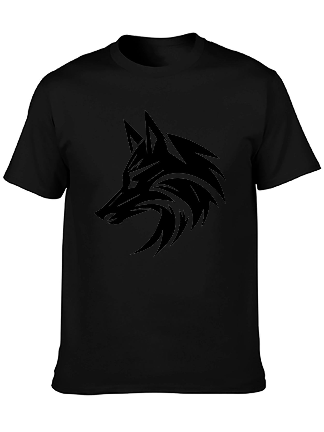 Black Black Wolf Graphic Tee - Men's Style view 3