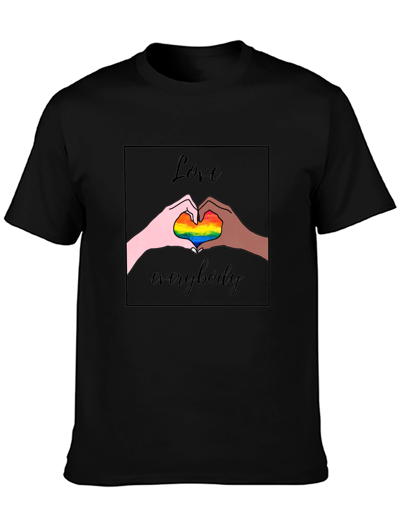 Black Love Everybody Graphic Tee - Pride view 3