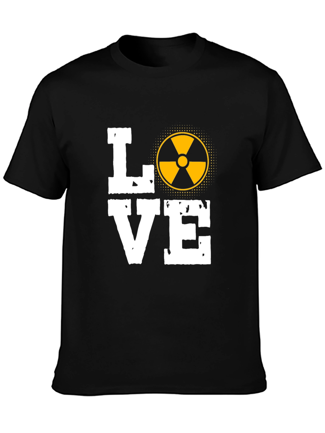 Black LOVE Rad Tech T-Shirt - Radiological Science Tee view 3