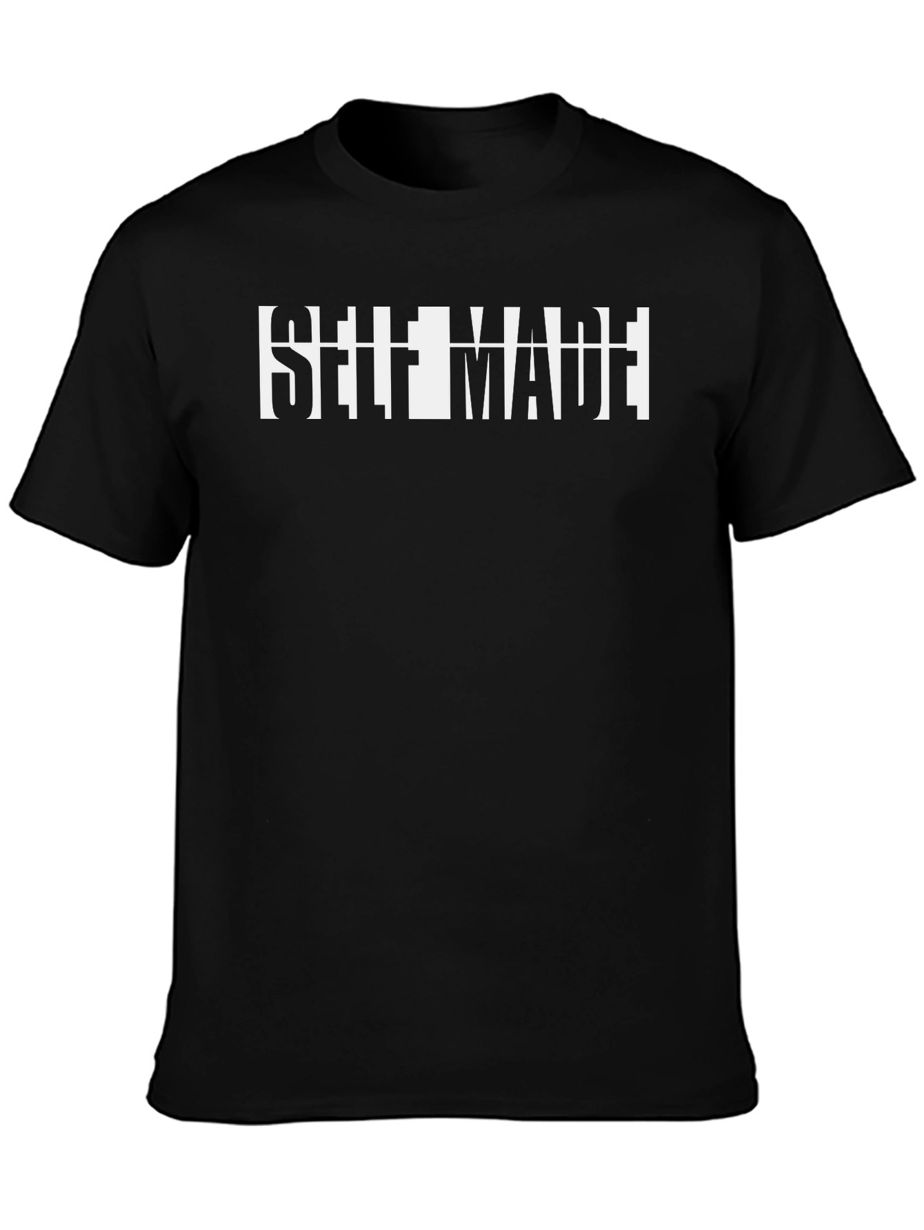 Black Self Made Graphic Tee - Black view 3