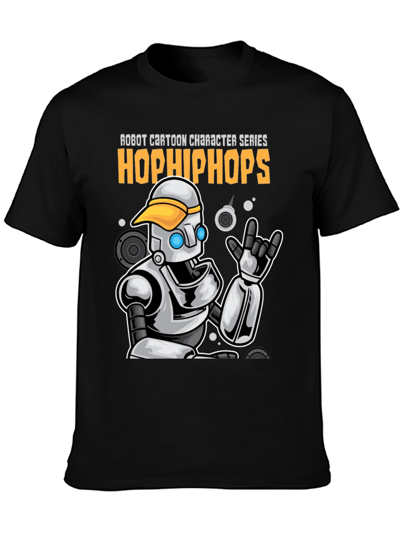 Robot Cartoon T-Shirt - Hop Hip Hops Series - 3
