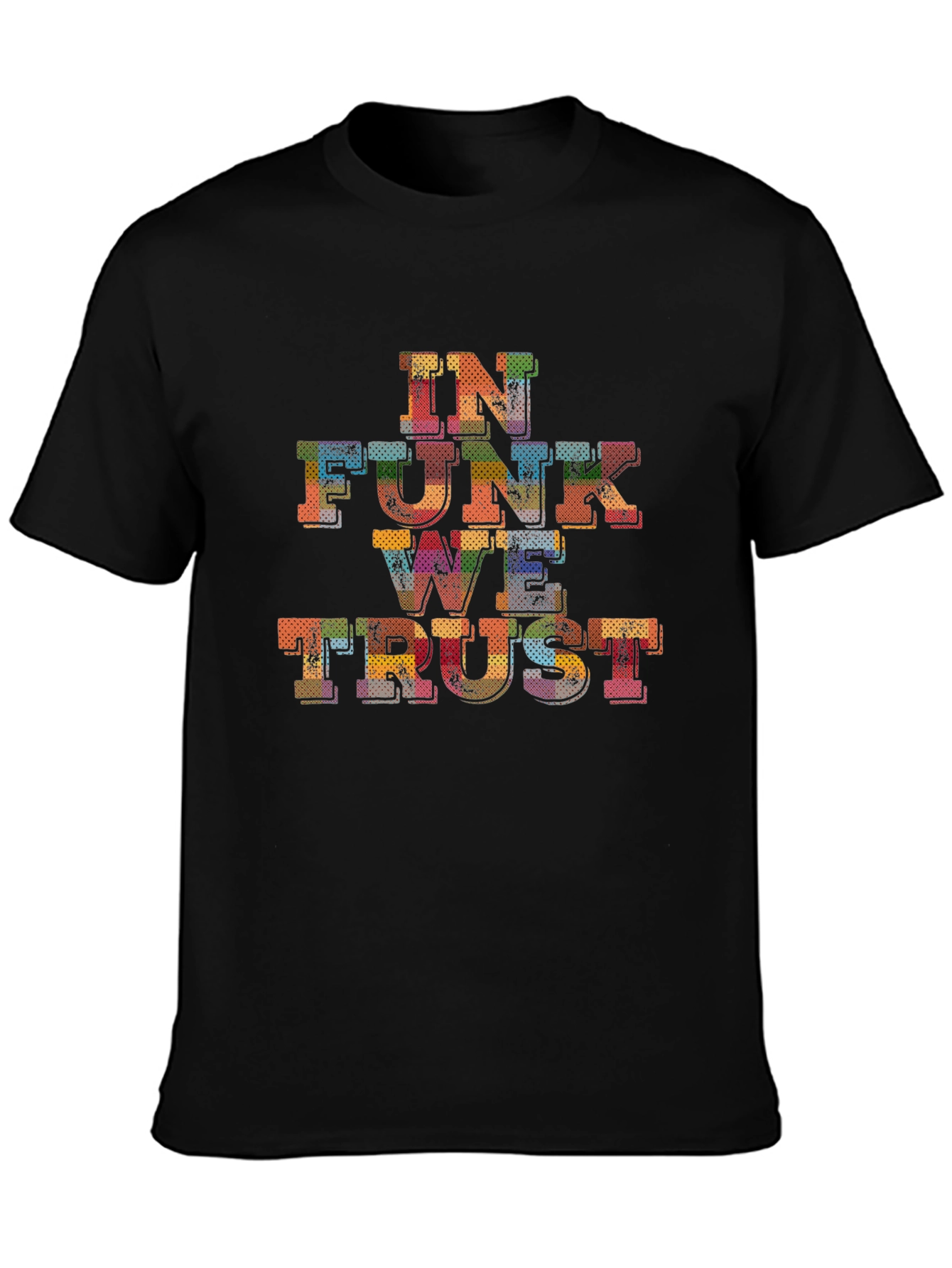 Black In Funk We Trust Graphic T-Shirt view 3
