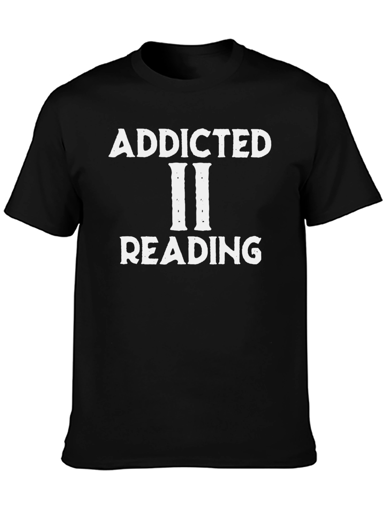 Black Addicted II Reading T-Shirt - Black view 3